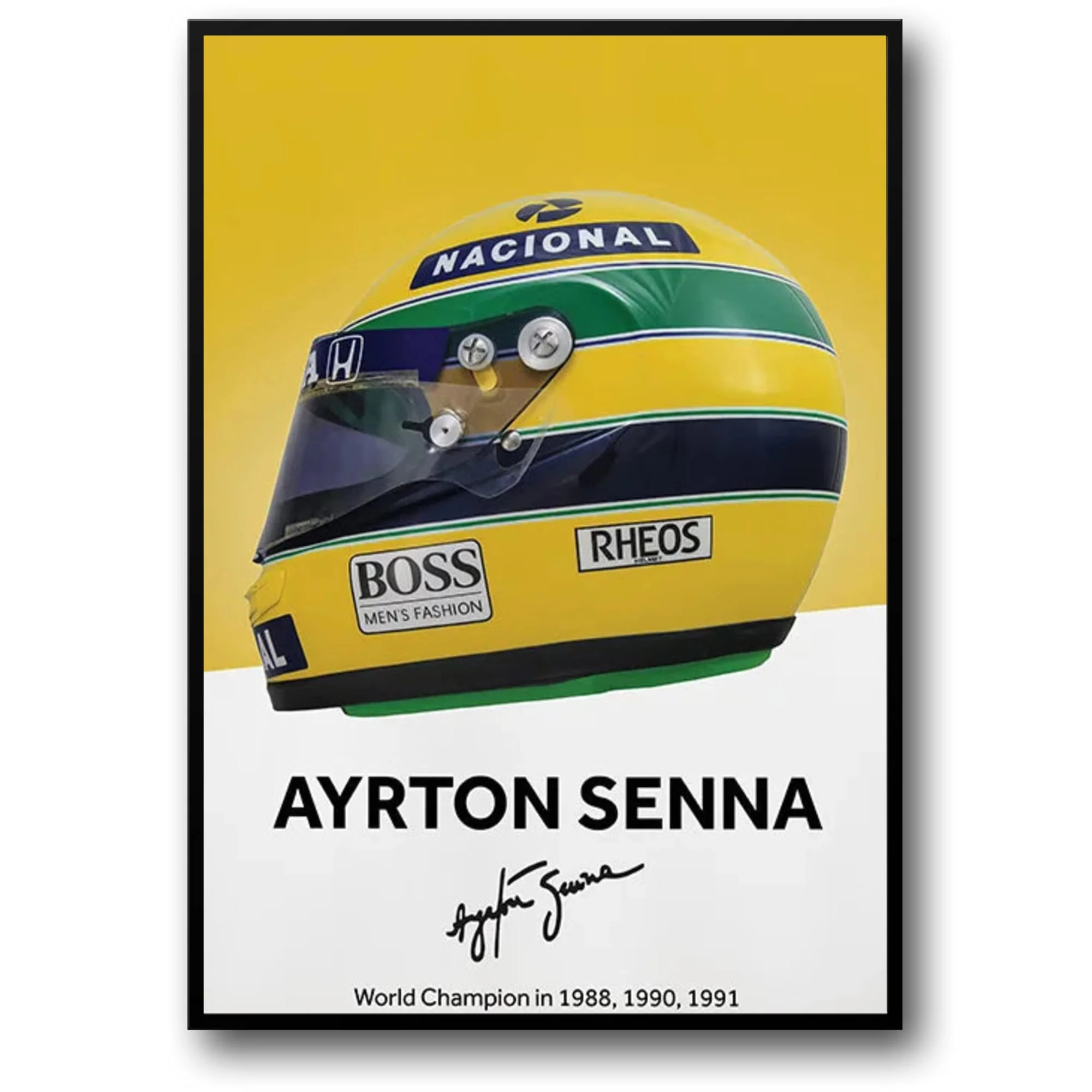 Formula 1 Helmet Canvas Art