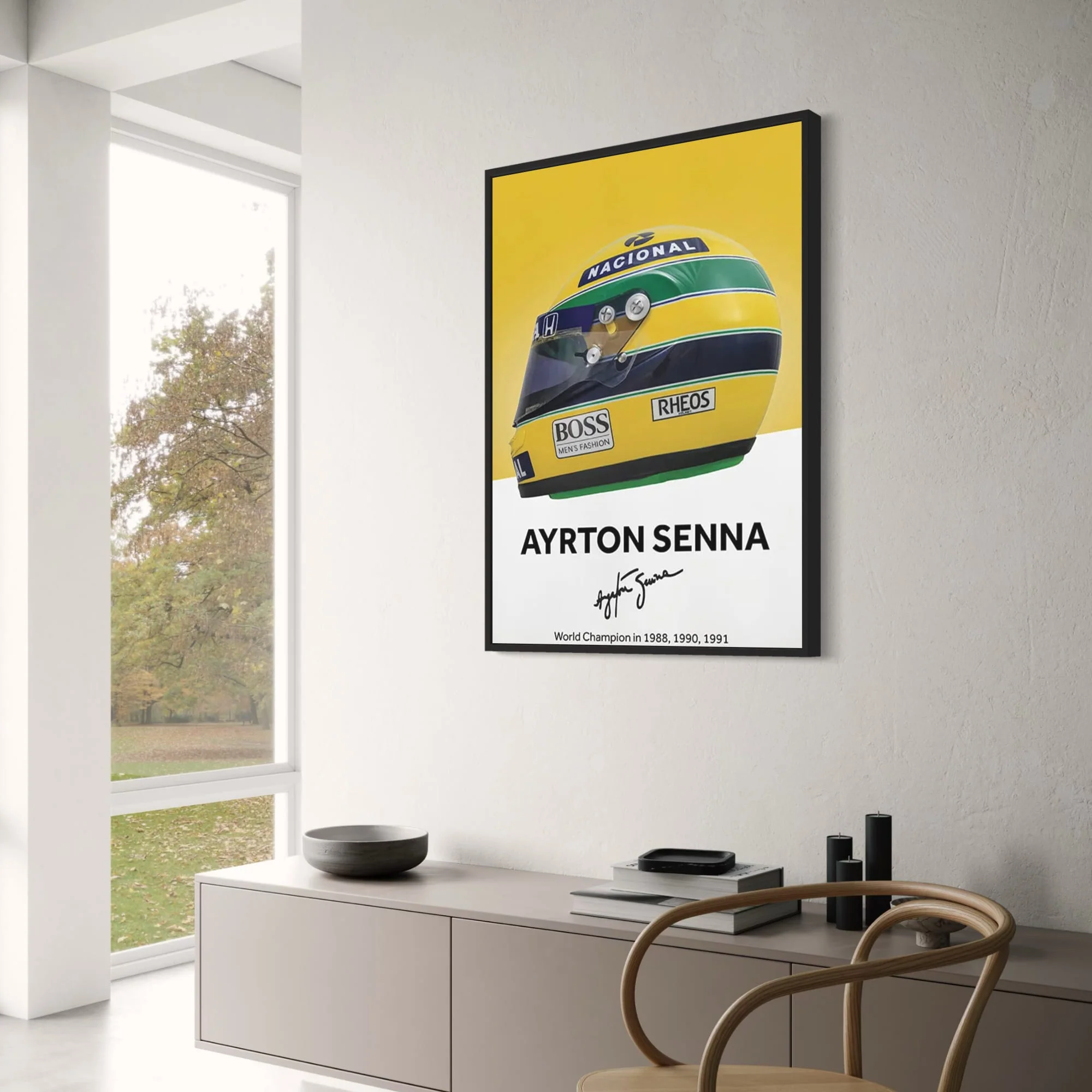 Formula 1 Helmet Canvas Art - Image 3