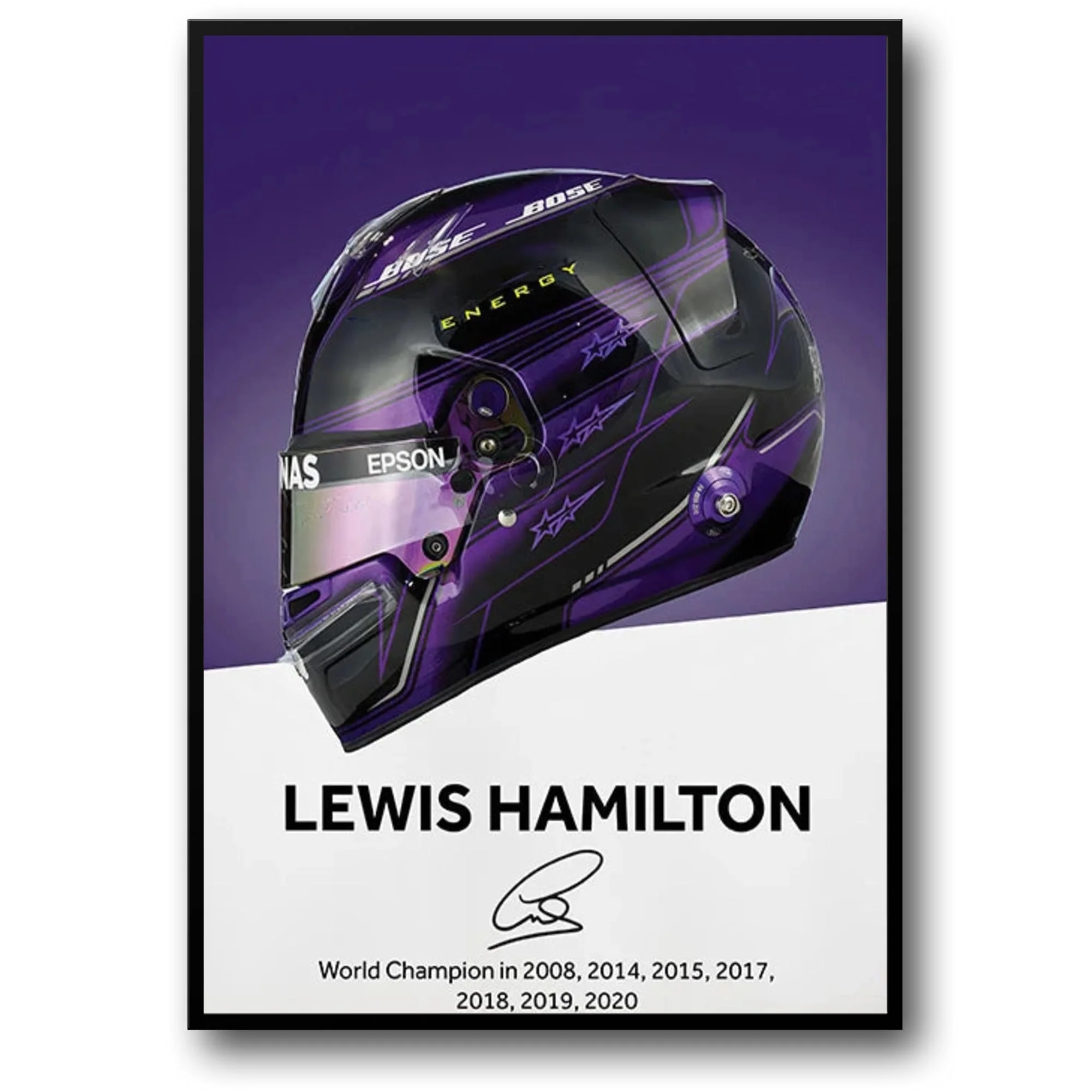 Formula 1 Helmet Canvas