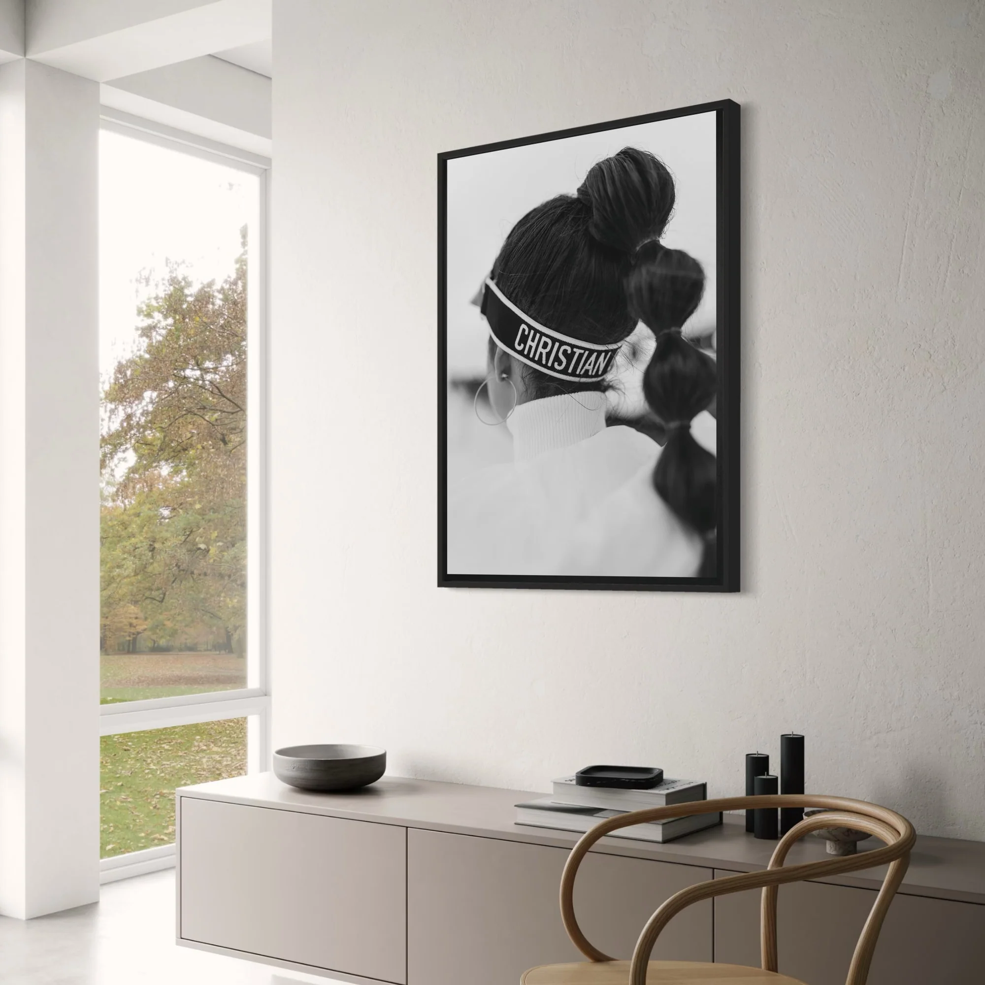 Dior Fashion Girl | Modern Chic Illustration - Image 3
