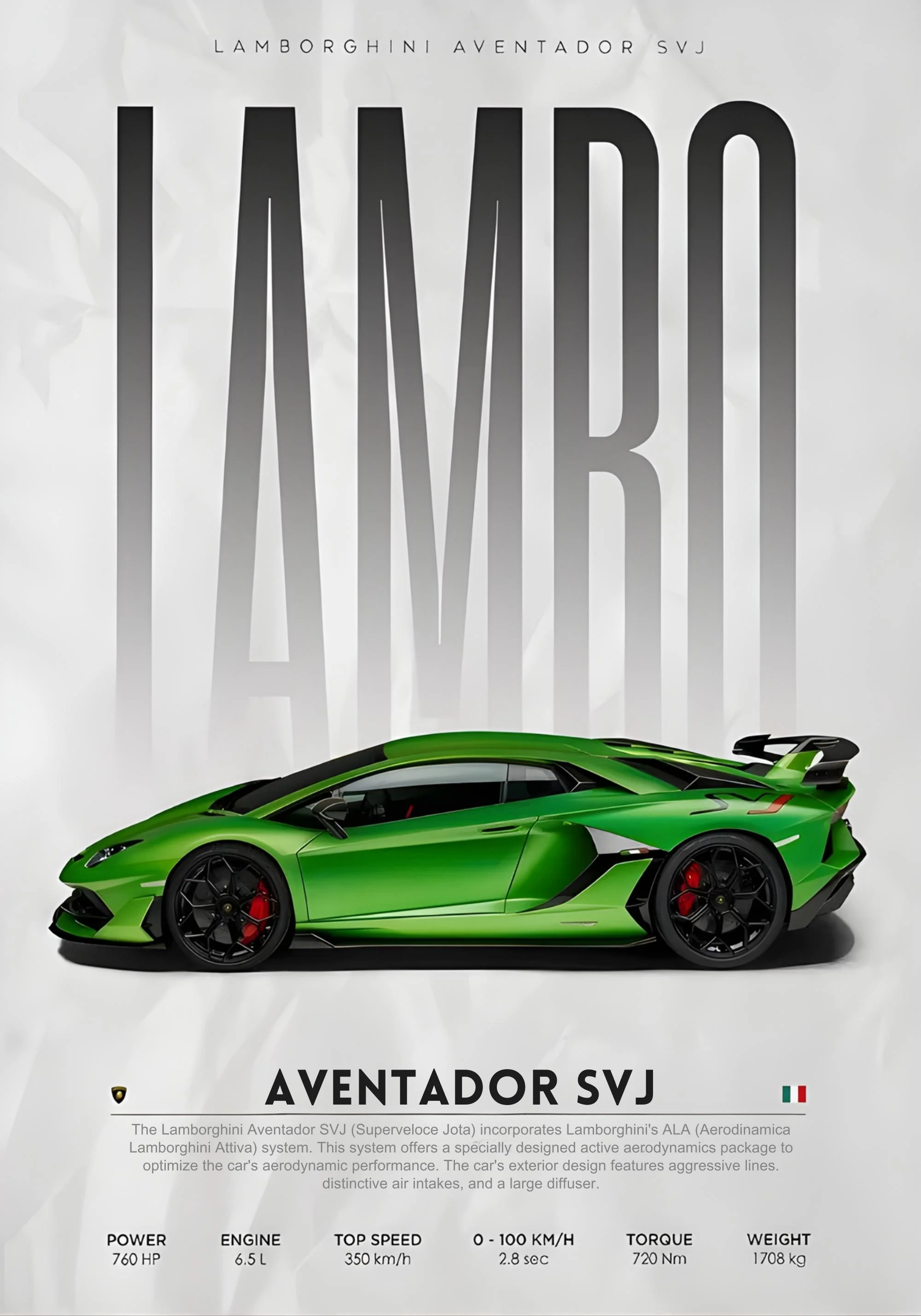 Lamborghini Veneno Huracan STO Countach | Hyper Car Art - Image 2