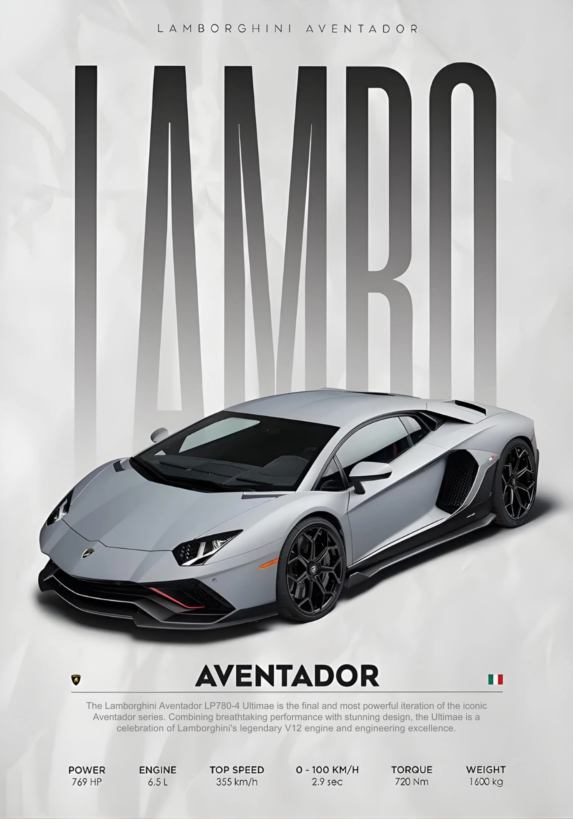 Lamborghini Veneno Huracan Countach | Hyper Car Art - Image 2