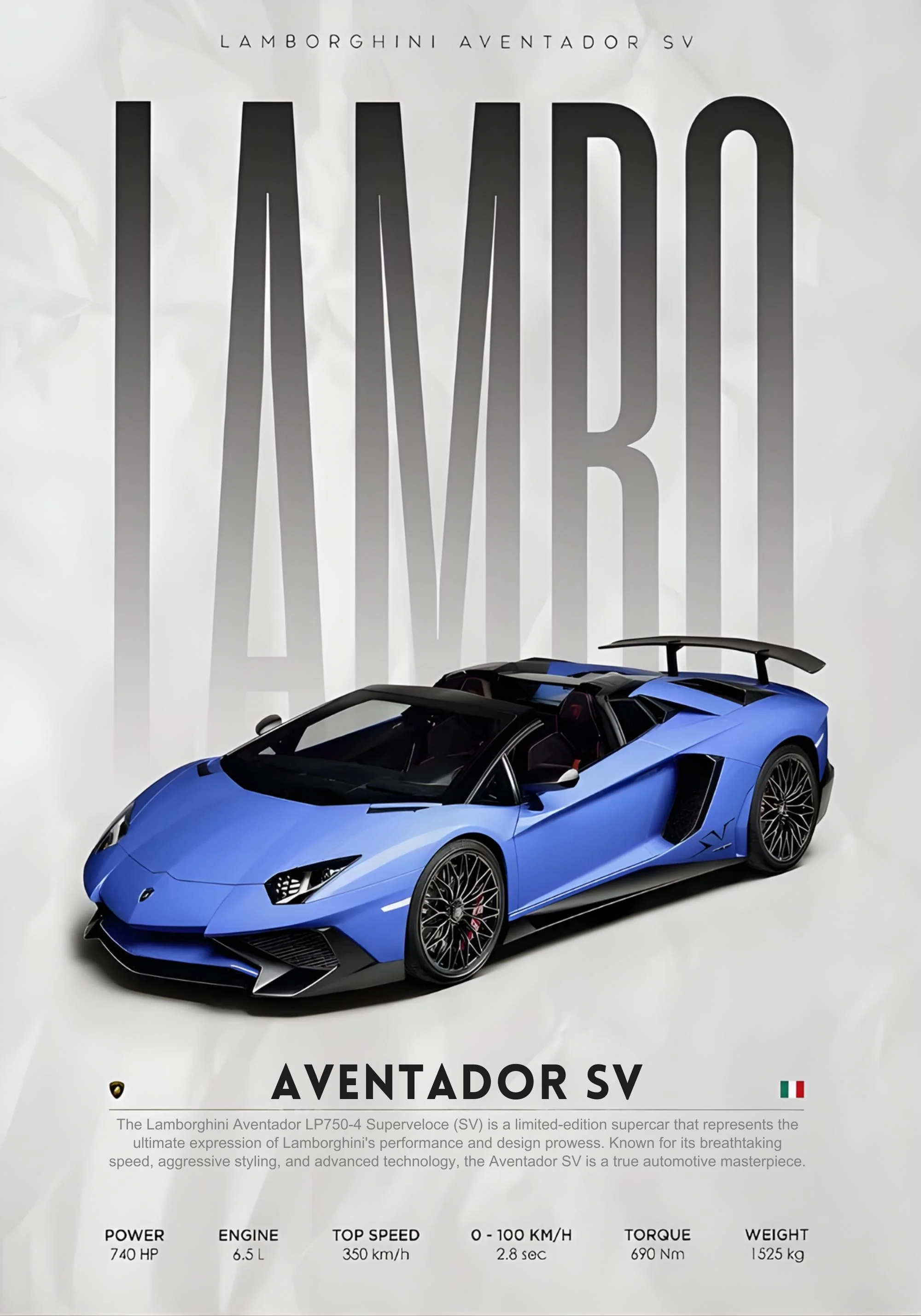Lamborghini Veneno Huracan | Hyper Car Canvas - Image 2