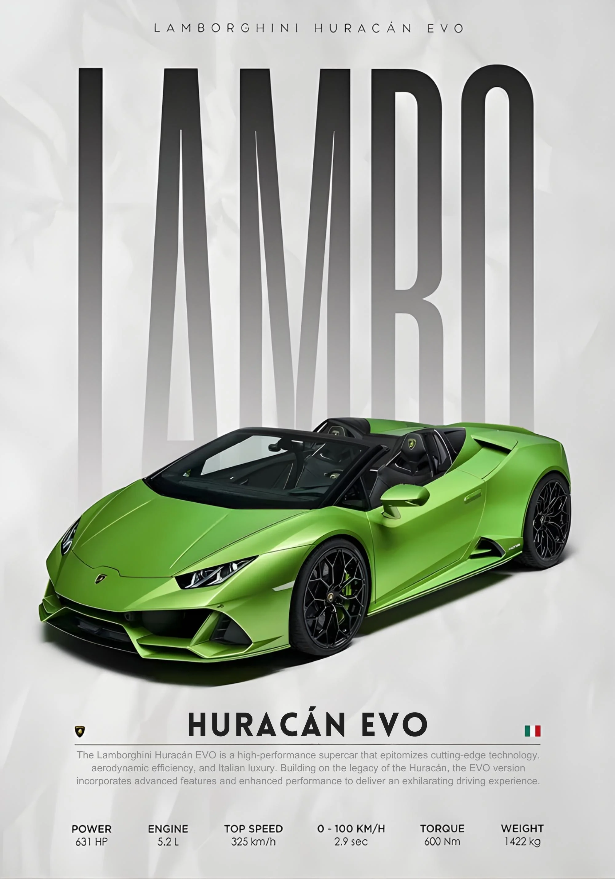 Lamborghini Veneno Huracan STO Countach | Hyper Car Canvas - Image 2
