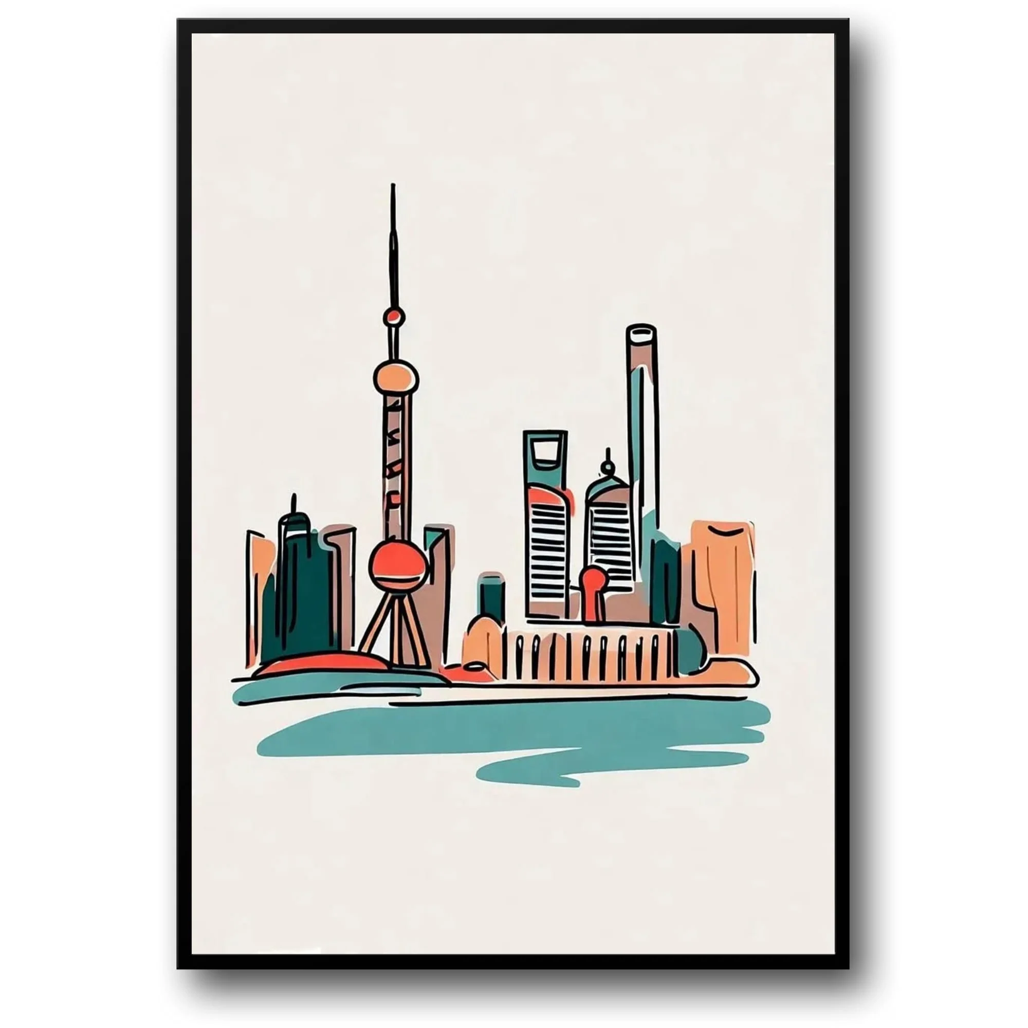 Shanghai Skyline | Modern Urban Cityscape