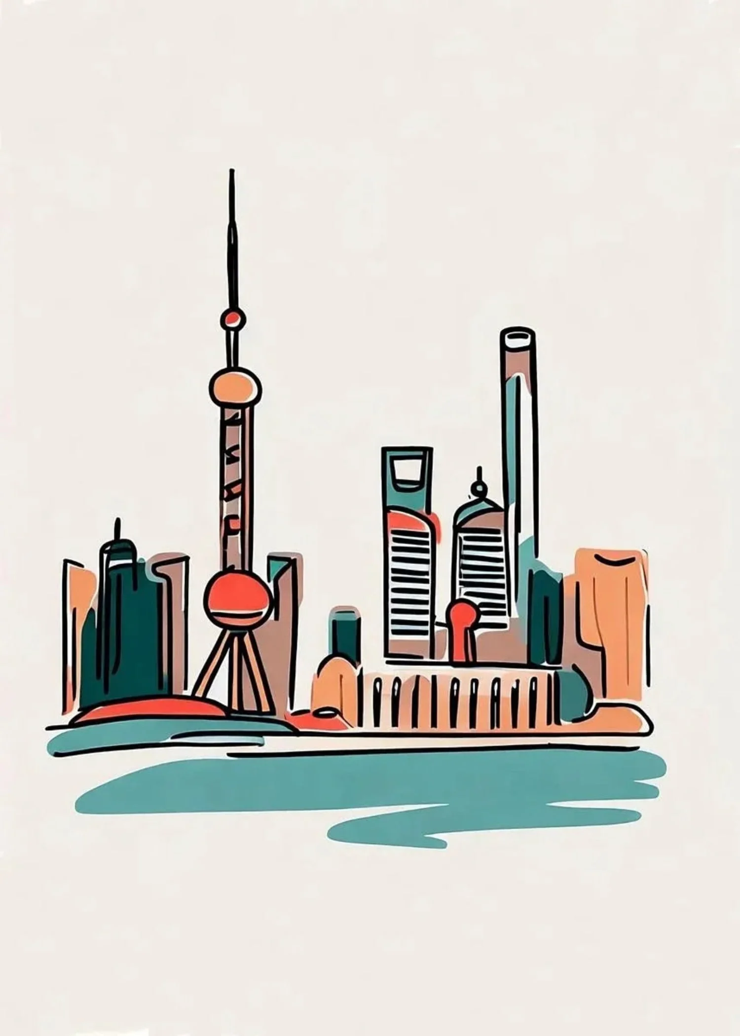 Shanghai Skyline | Modern Urban Cityscape - Image 4