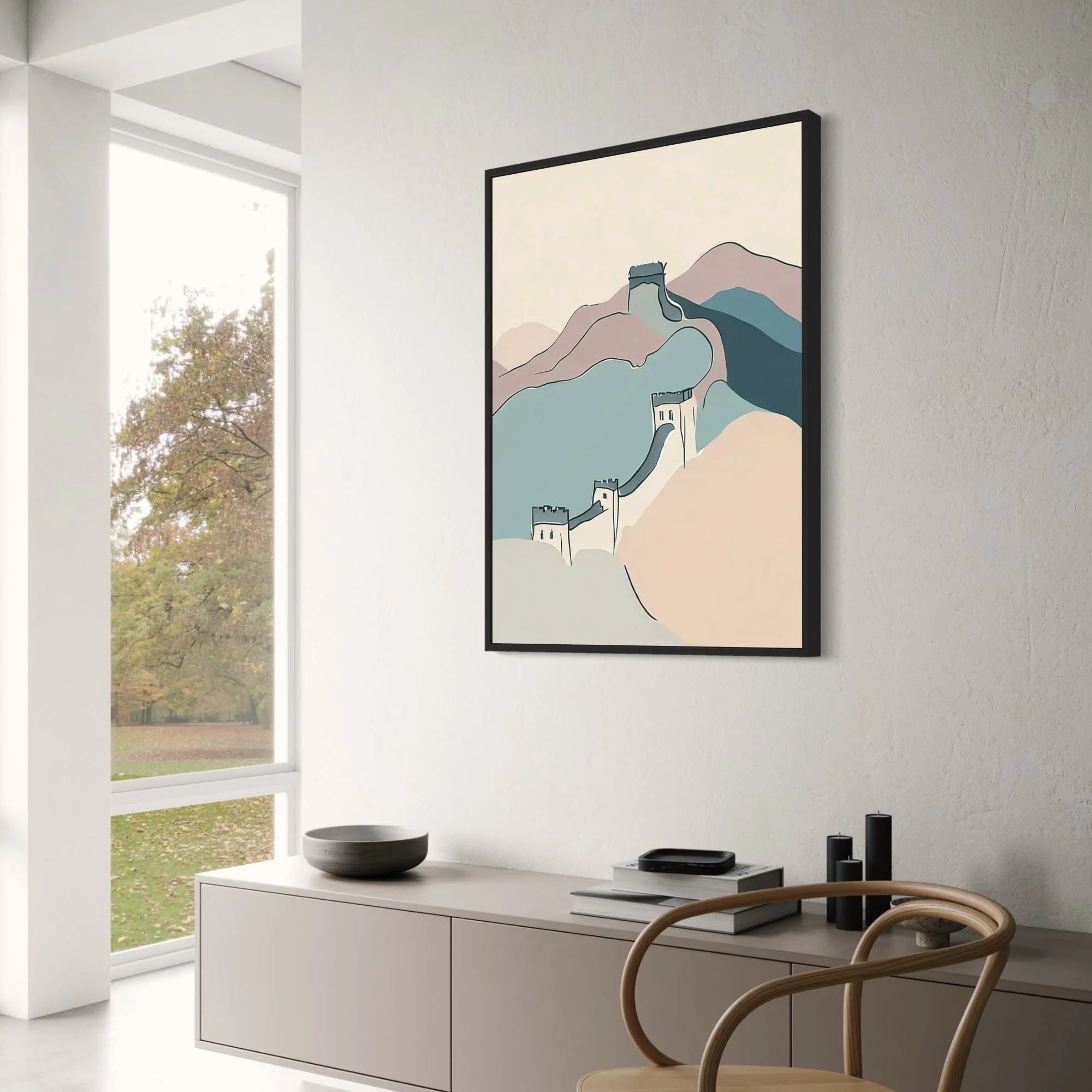 Great Wall of China | Minimalist Landscape - Image 3