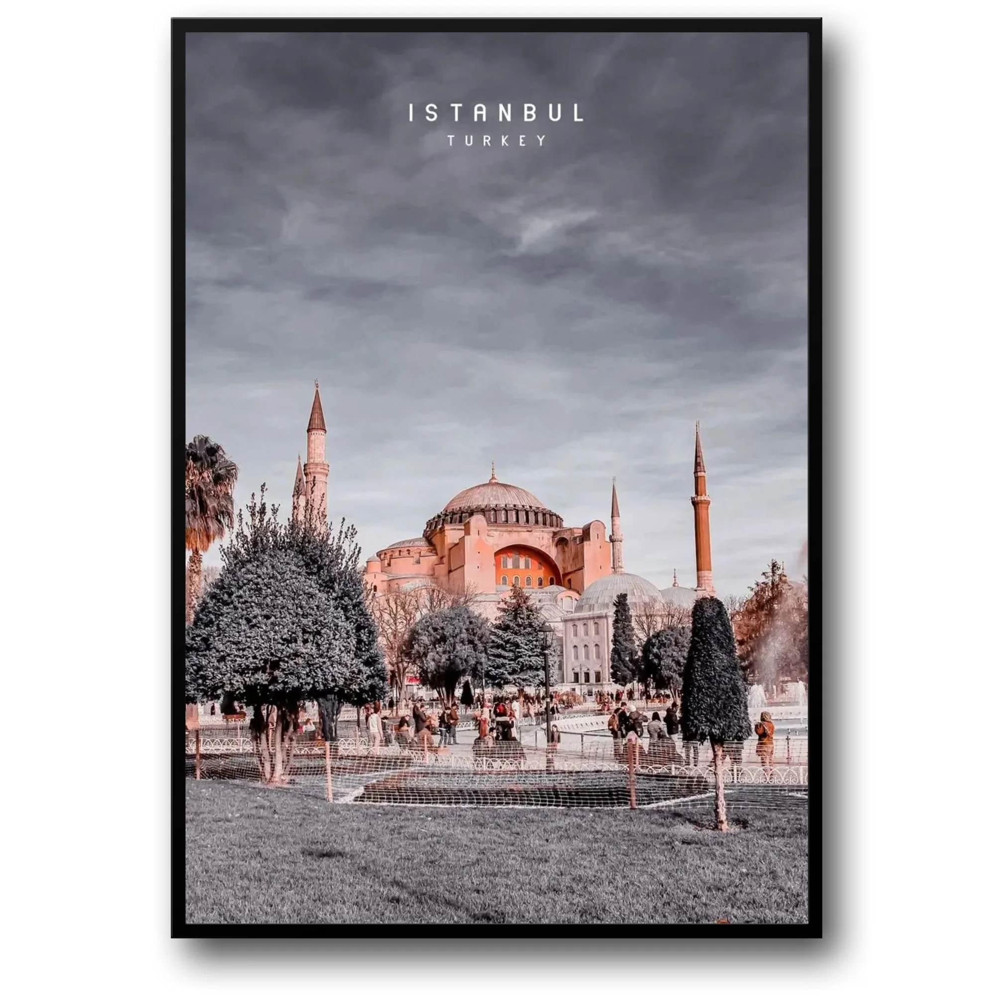 Hagia Sophia Winter Scene | Snow-Covered | Istanbul