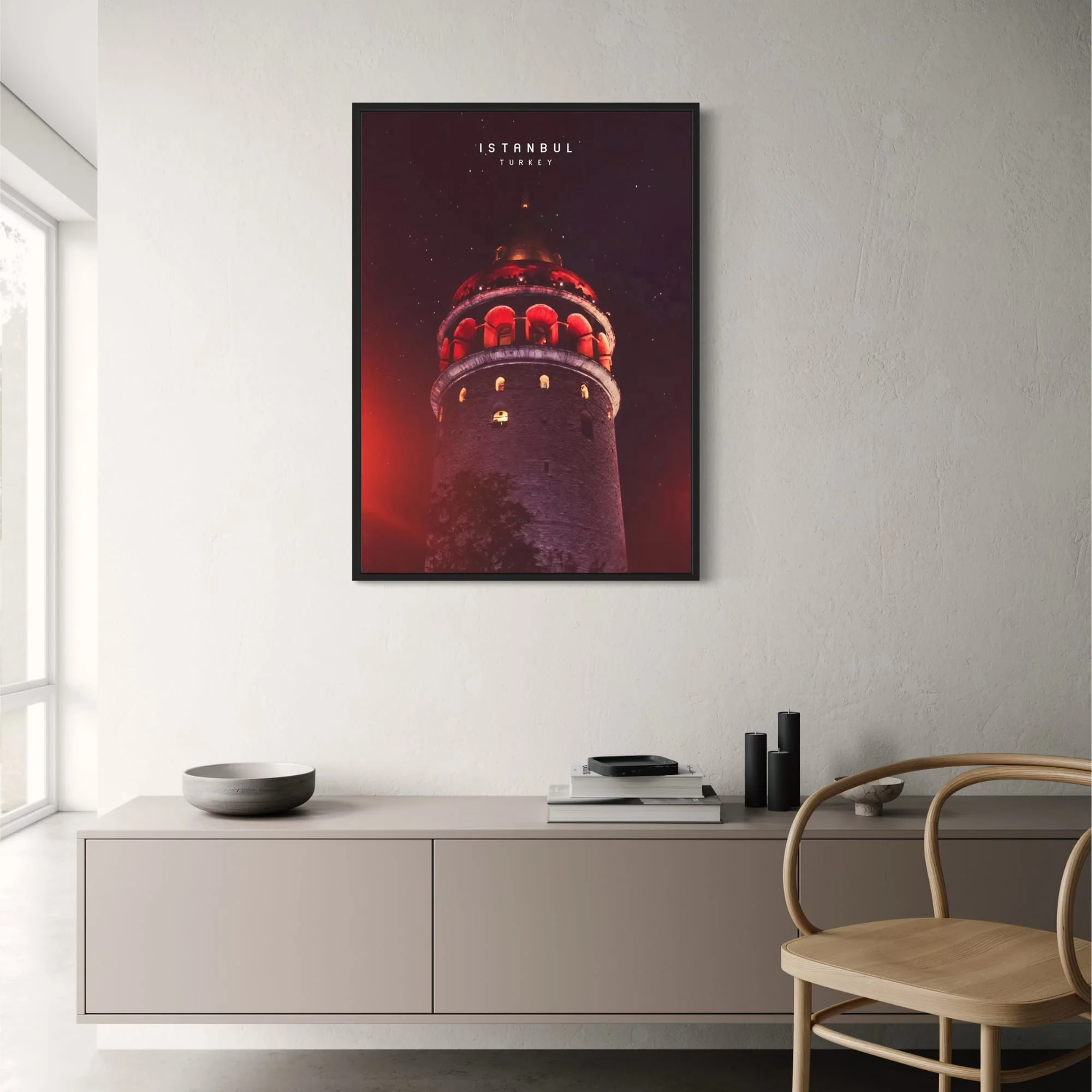 Galata Tower | Nighttime Istanbul Glow - Image 2