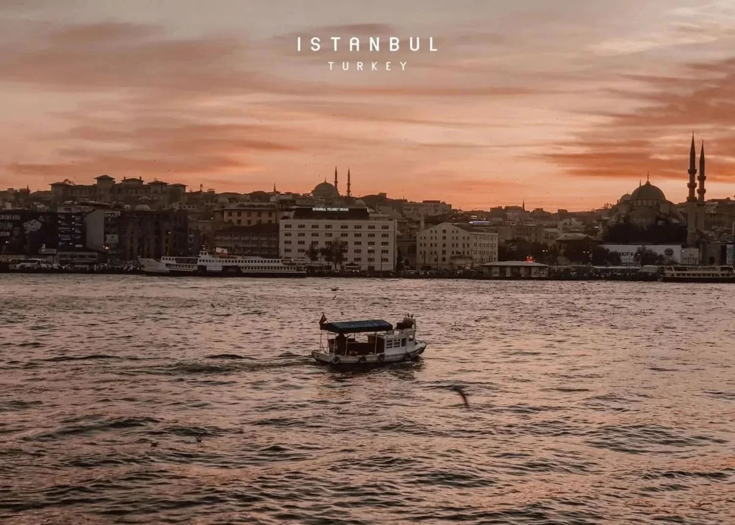 Galata Bridge Evening | Istanbul Cityscape | Twilight Waters - Image 4