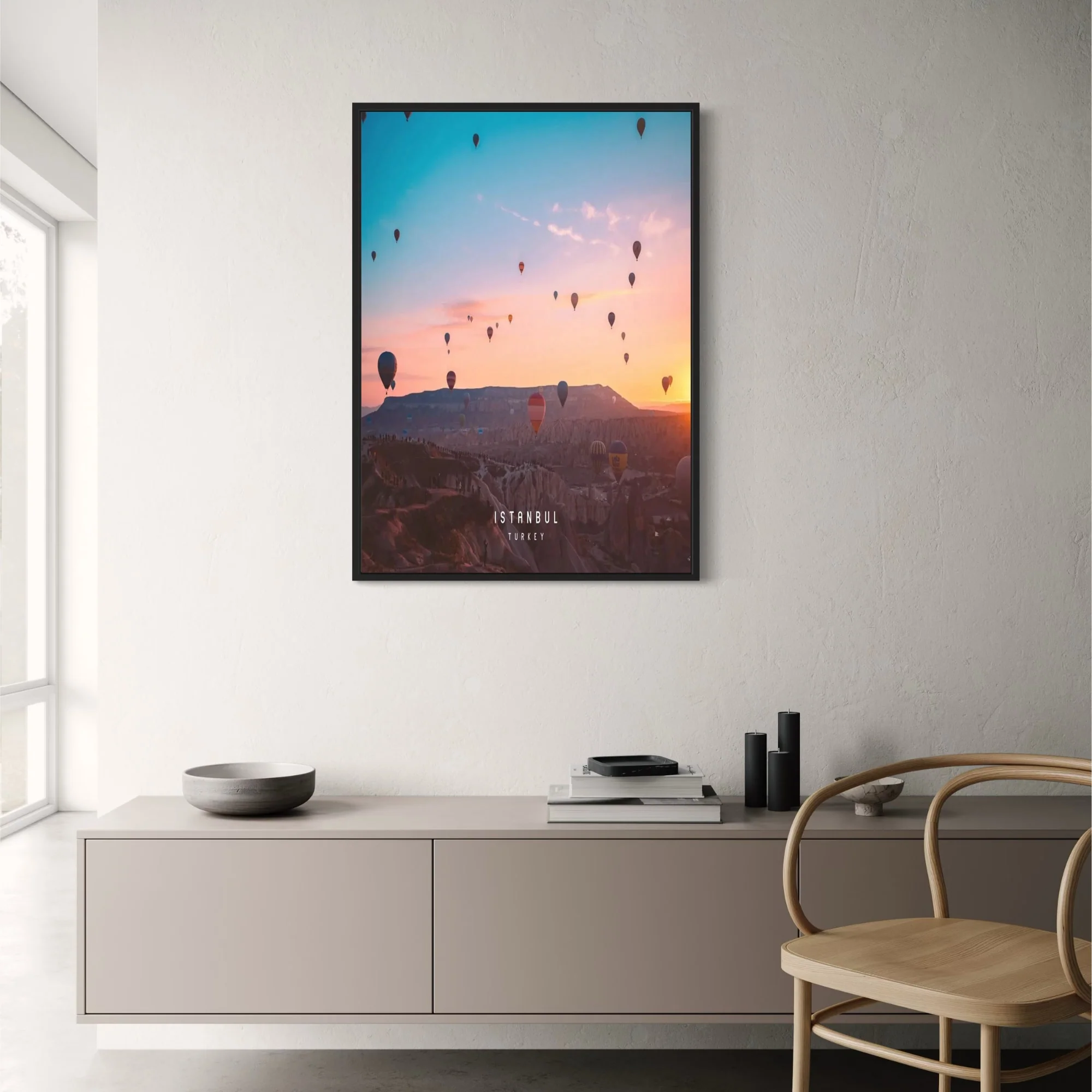 Hot Air Balloons | Cappadocia Sunrise | Vibrant Turkey Scene - Image 2