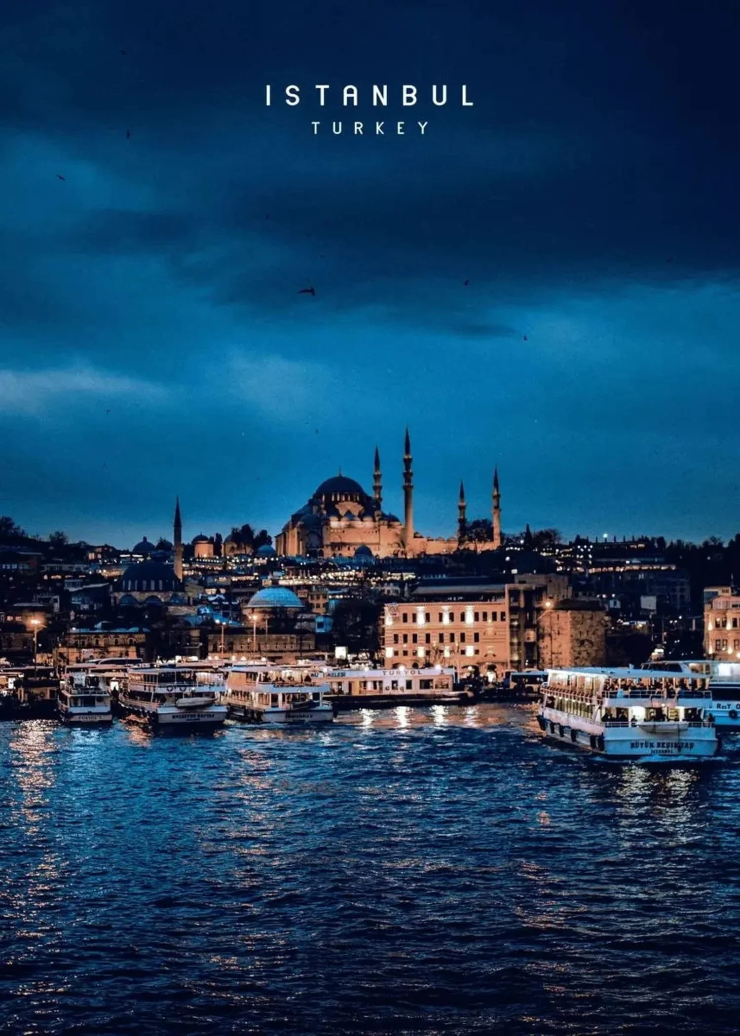 Sultan Ahmed Mosque | Nighttime Istanbul | Blue Tones - Image 4