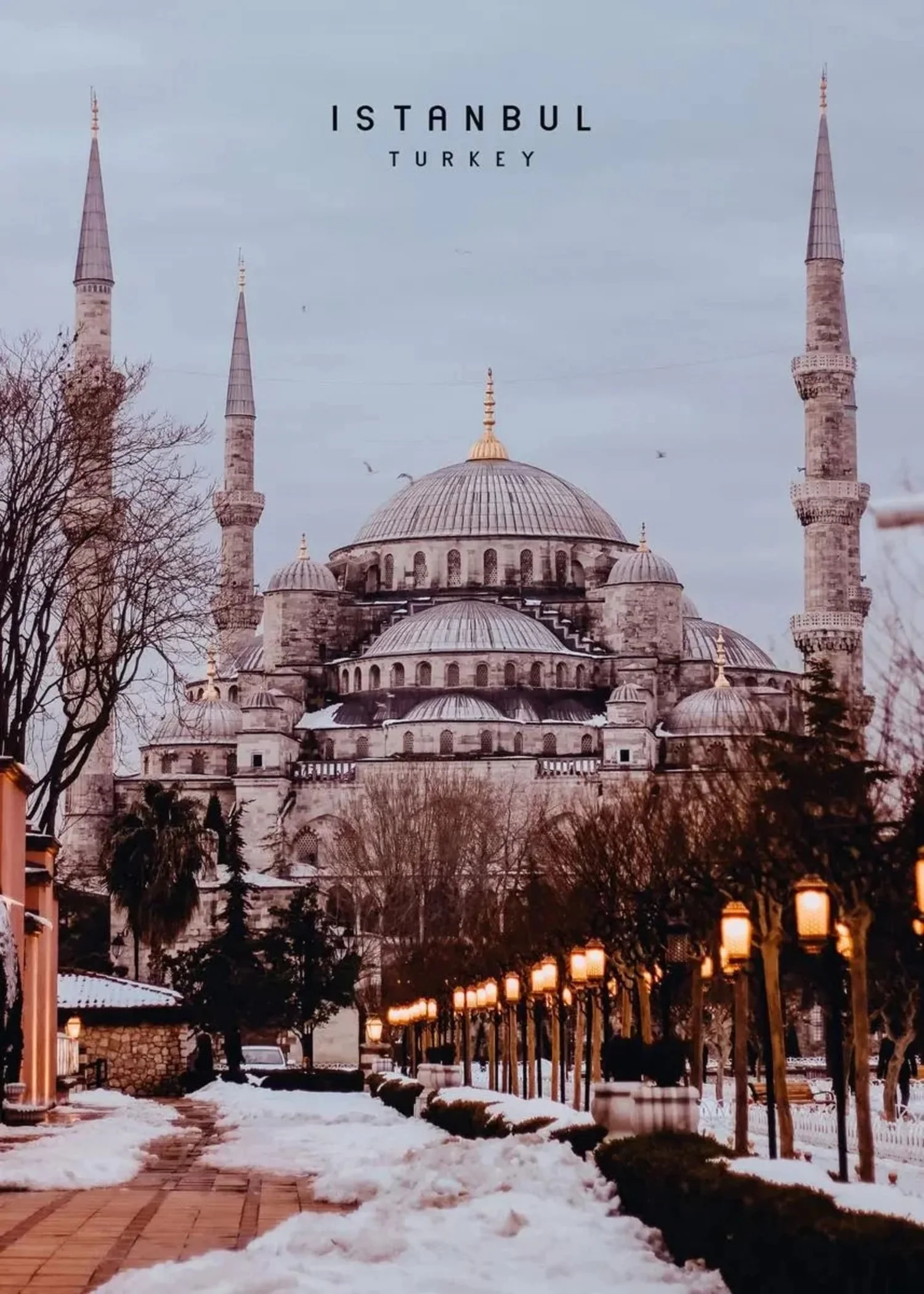 Sultan Ahmed Mosque | Serene Winter | Turkish Architecture - Image 4
