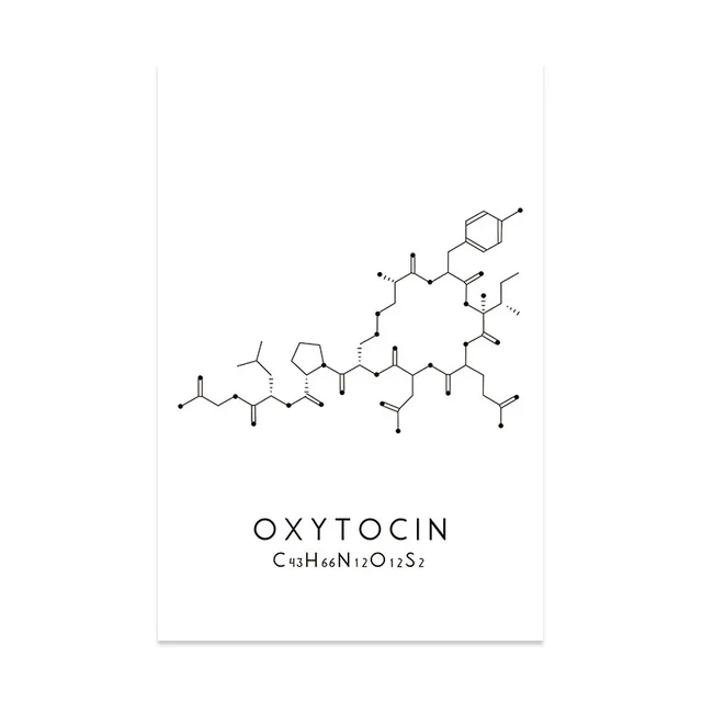 Dopamine & Serotonin Molecules | Science Art