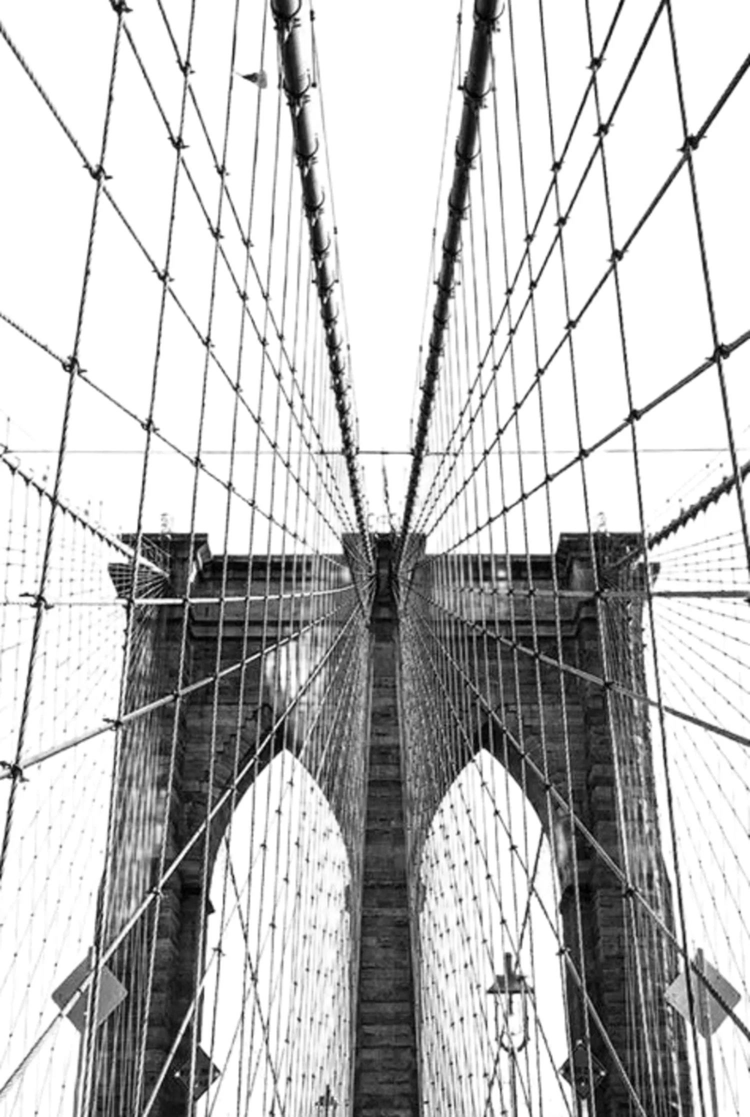Brooklyn Bridge Symmetry | Iconic NYC Suspension - Image 4