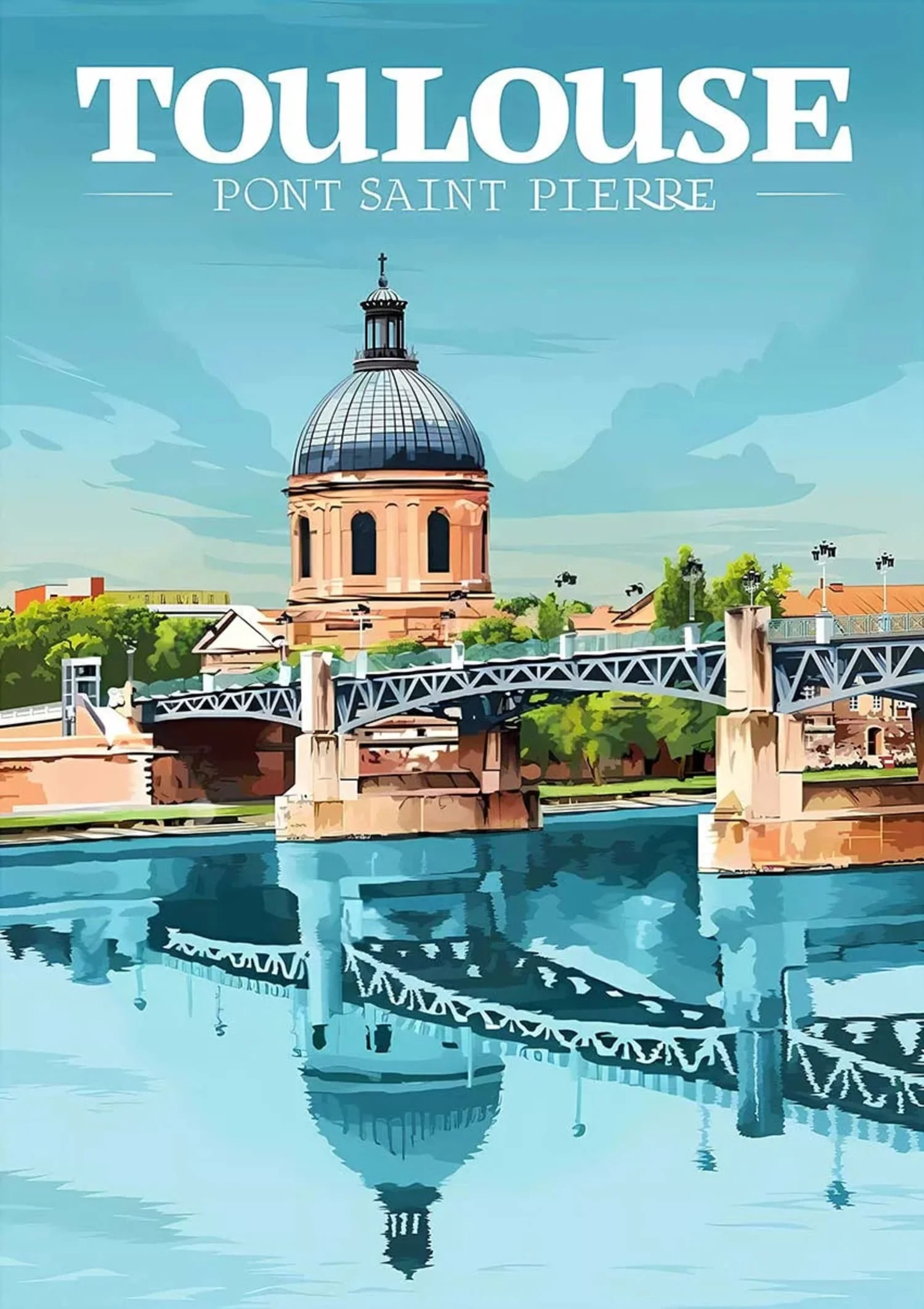 Pont Saint Pierre | Historic Toulouse Cityscape - Image 4