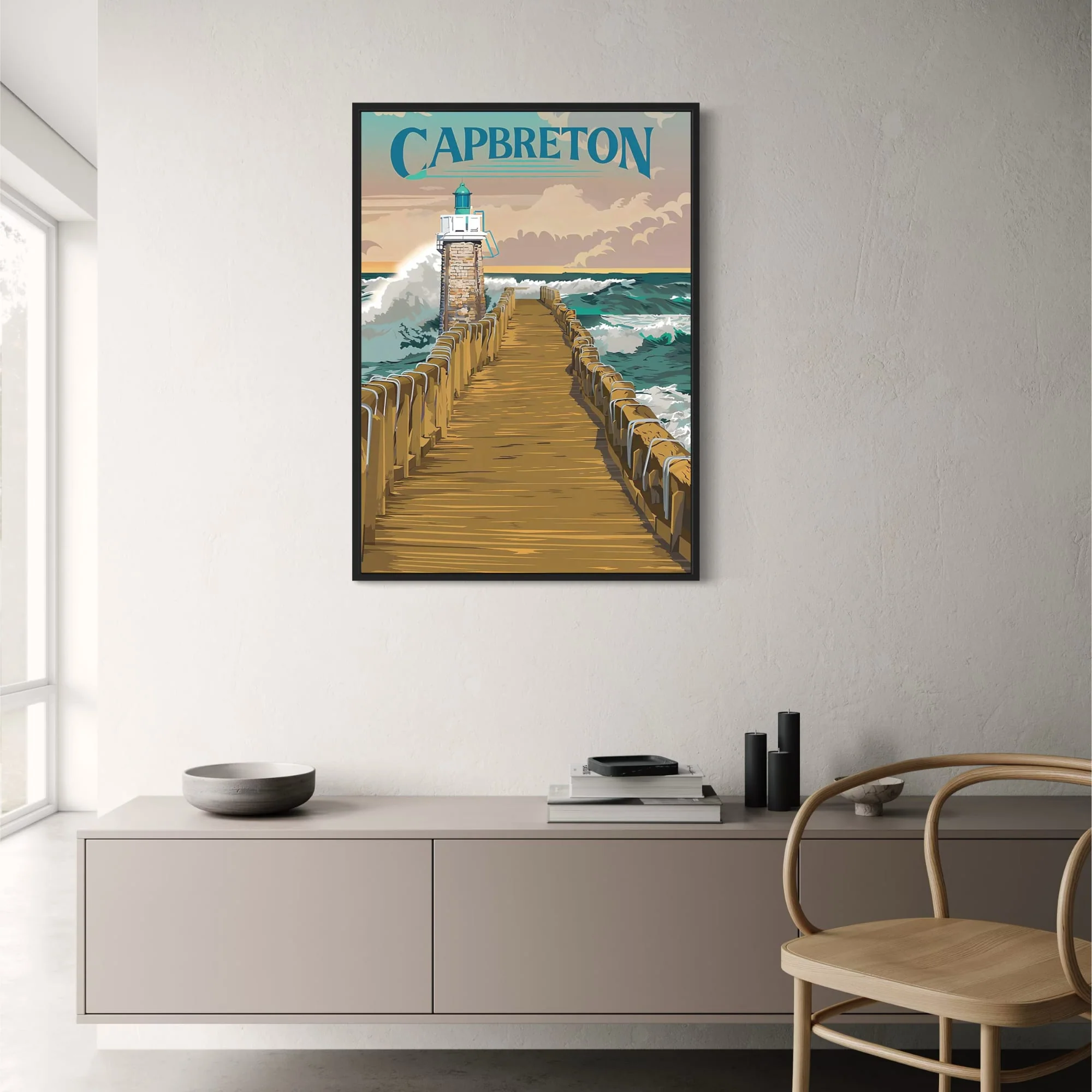 Capbreton Harbor | Historic Coastal Scene - Image 2