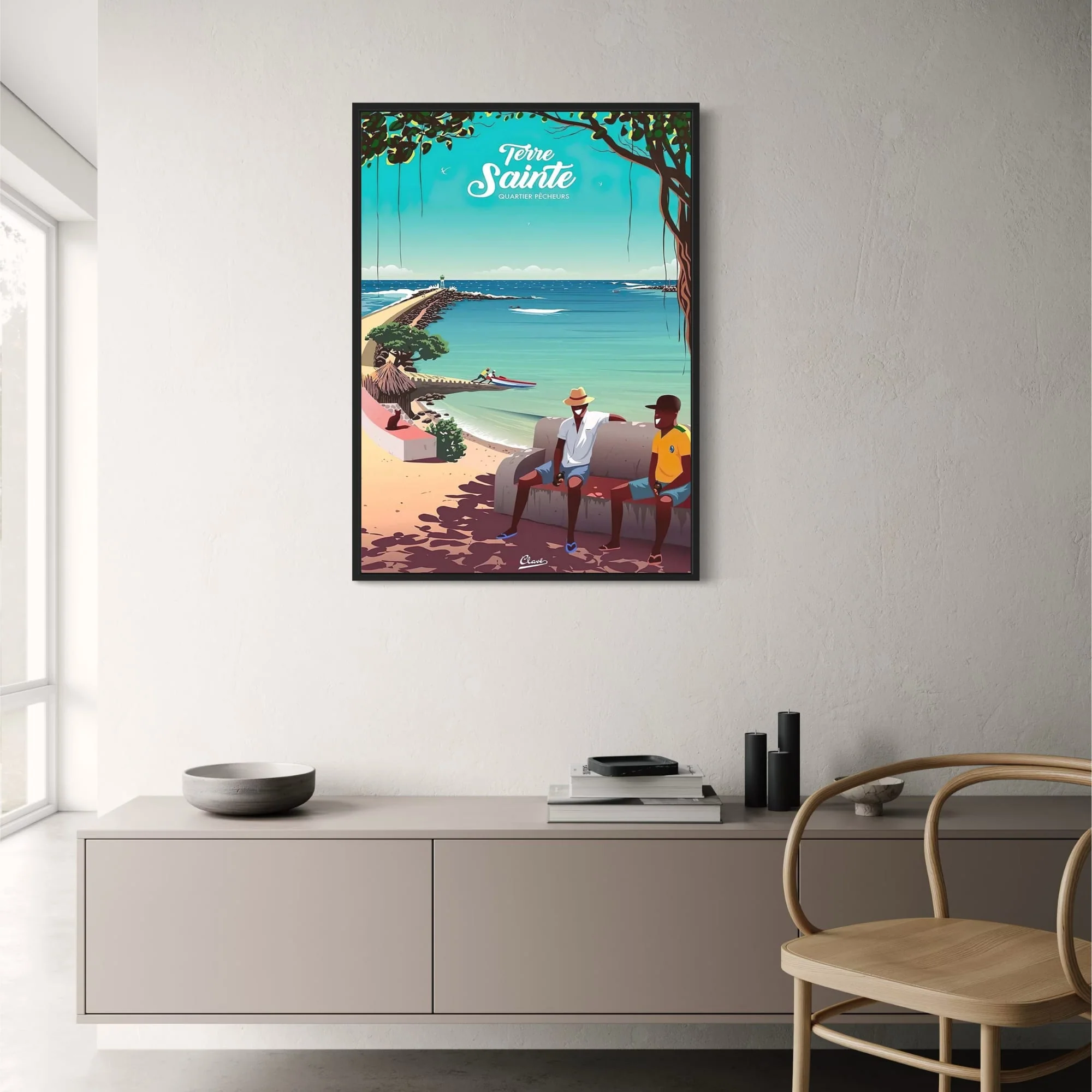 Quartier Pêcheurs | Terre Sainte Coastal Scene - Image 2