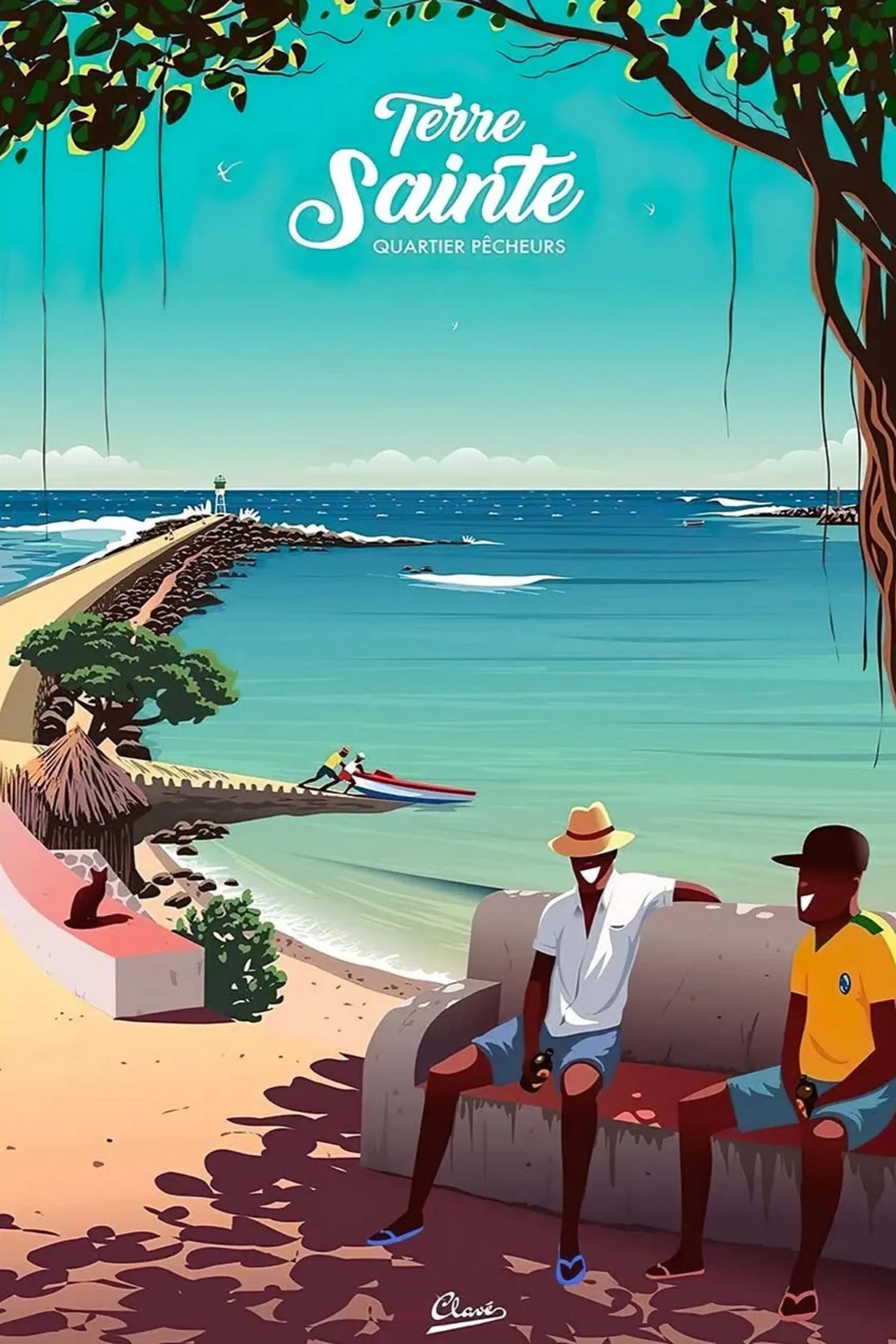 Quartier Pêcheurs | Terre Sainte Coastal Scene - Image 4