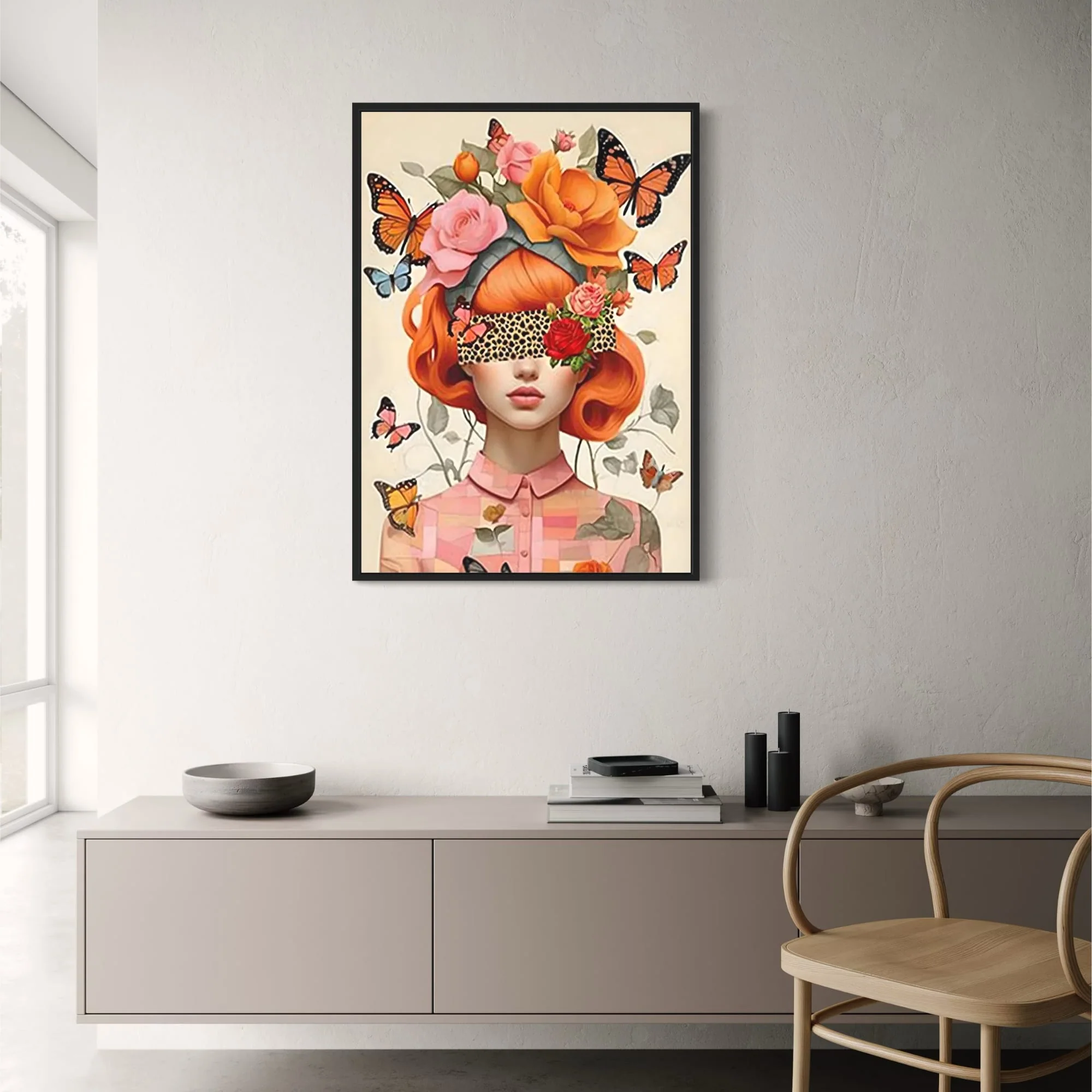 Spring's Embrace | Floral Female Art | Mind Blossoms - Image 2