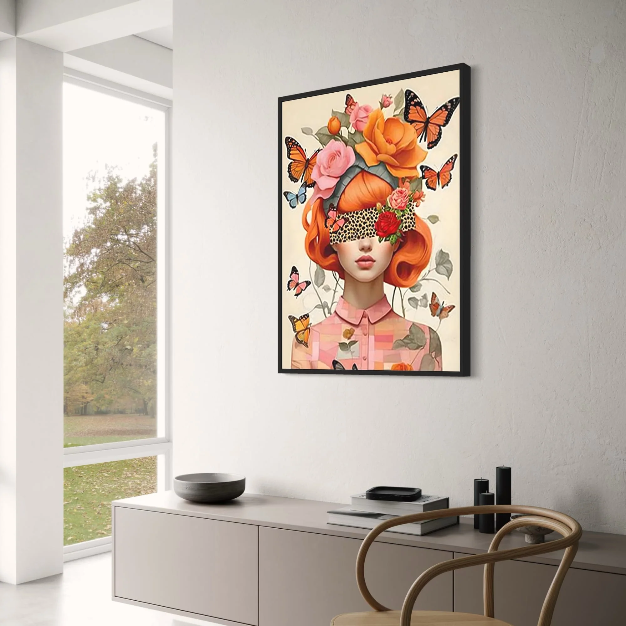 Spring's Embrace | Floral Female Art | Mind Blossoms - Image 3