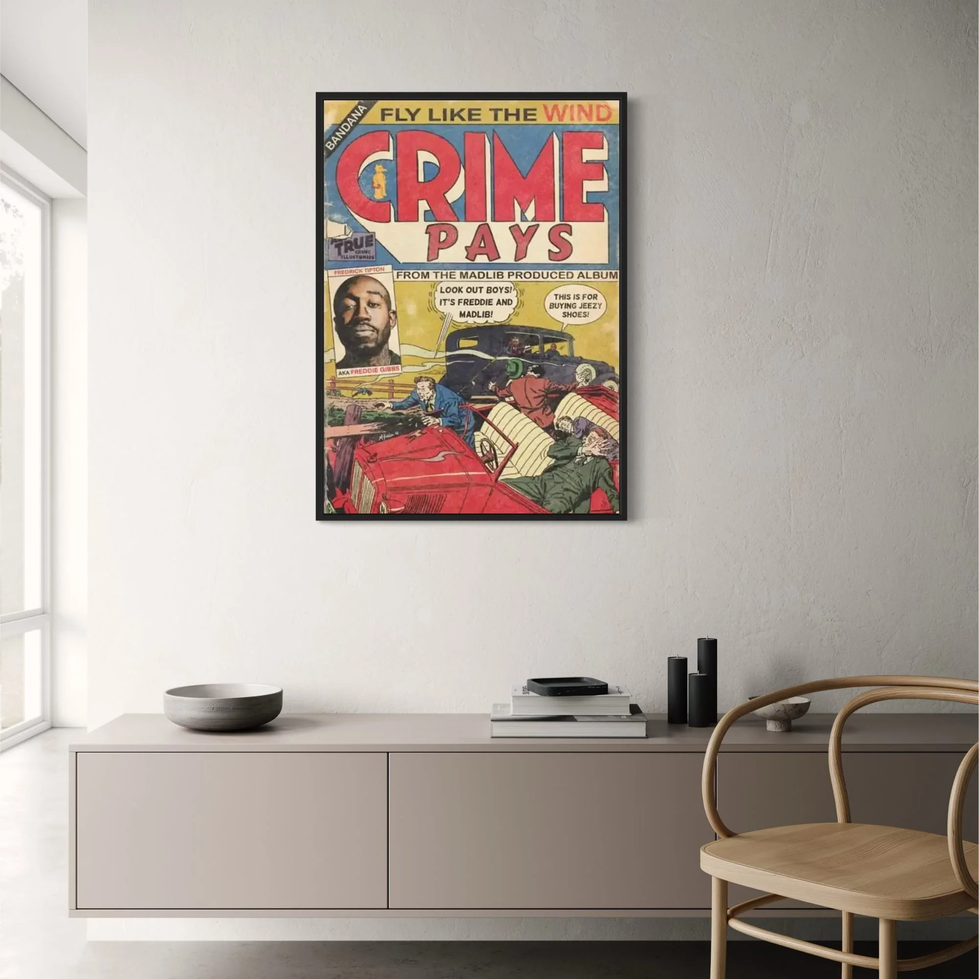 Freddie Gibbs & Madlib | Crime Pays Comic - Image 2