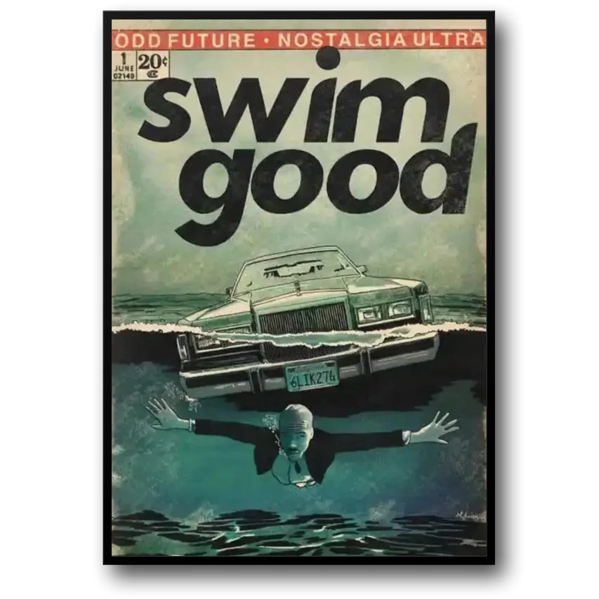 Frank Ocean | Swim Good Comic Art