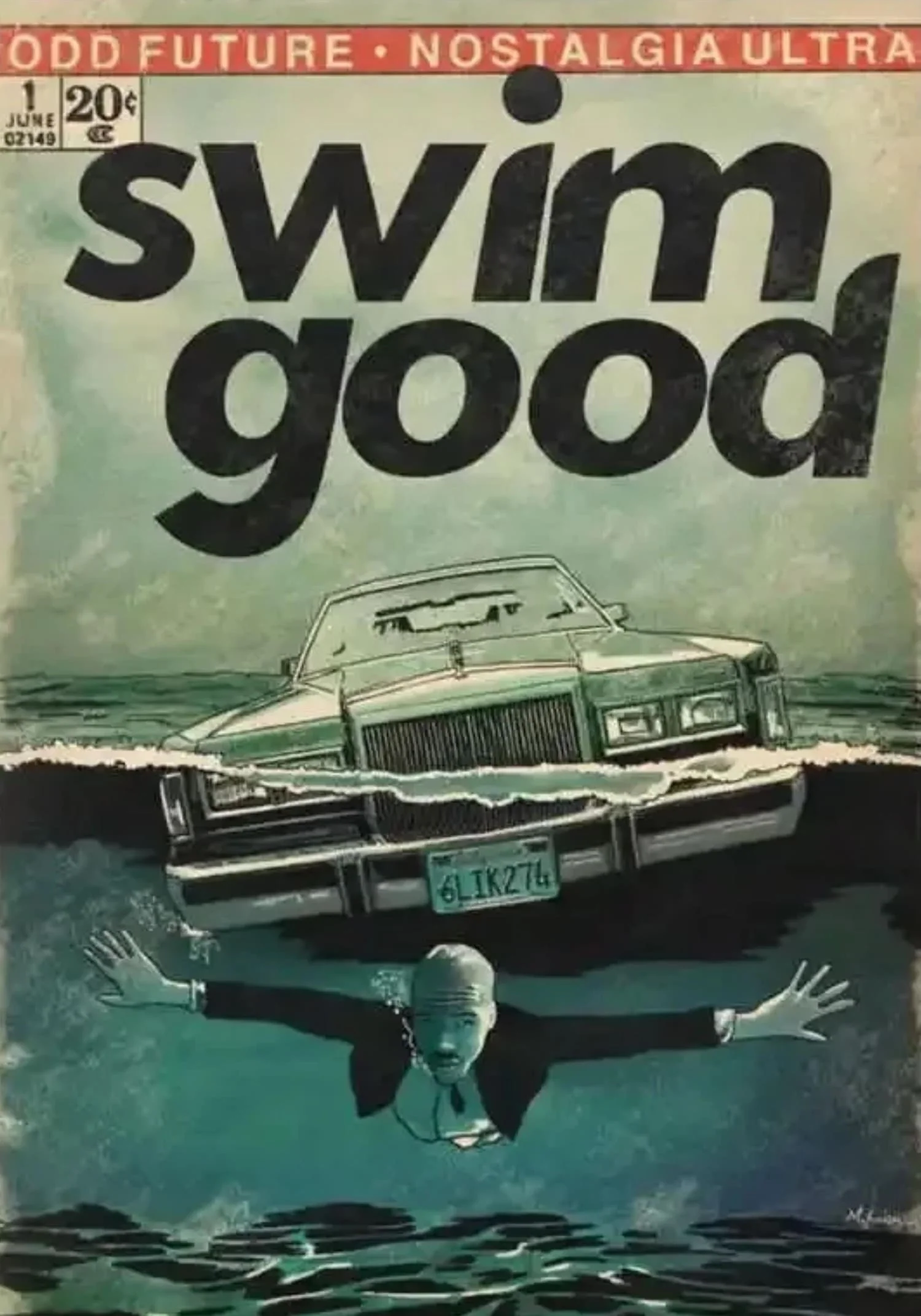 Frank Ocean | Swim Good Comic Art - Image 4