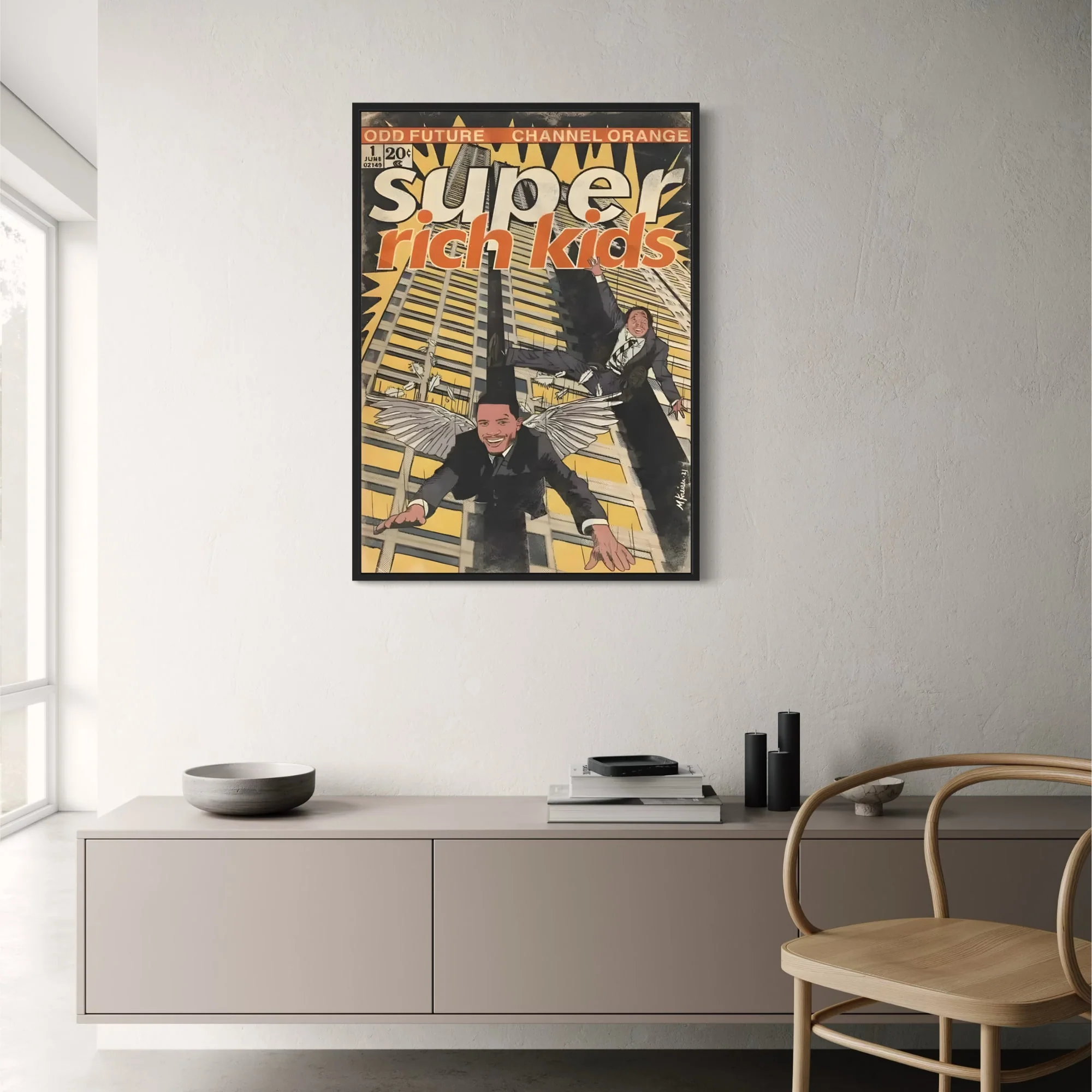 Frank Ocean | Super Rich Kids Comic Poster - Image 2