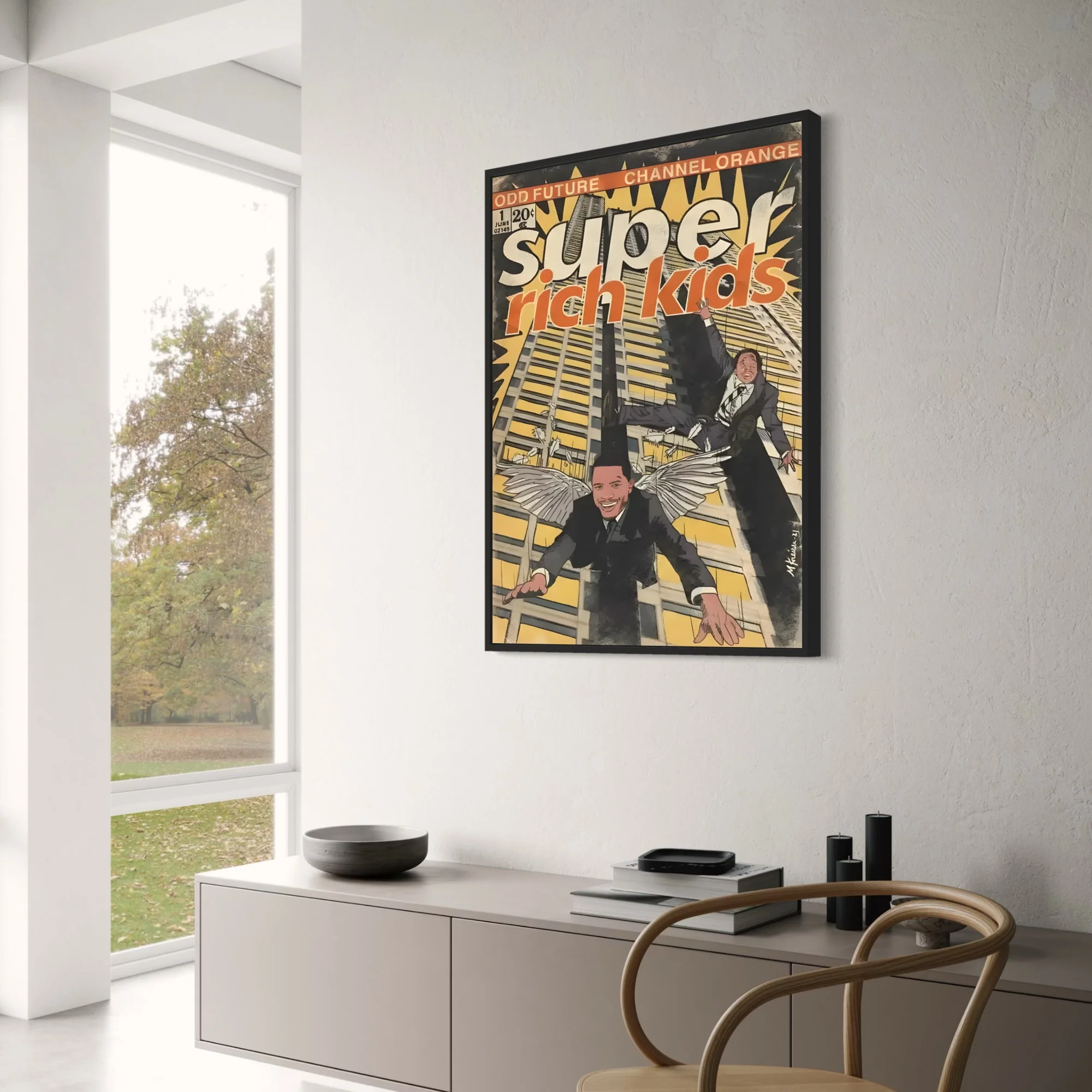 Frank Ocean | Super Rich Kids Comic Poster - Image 3