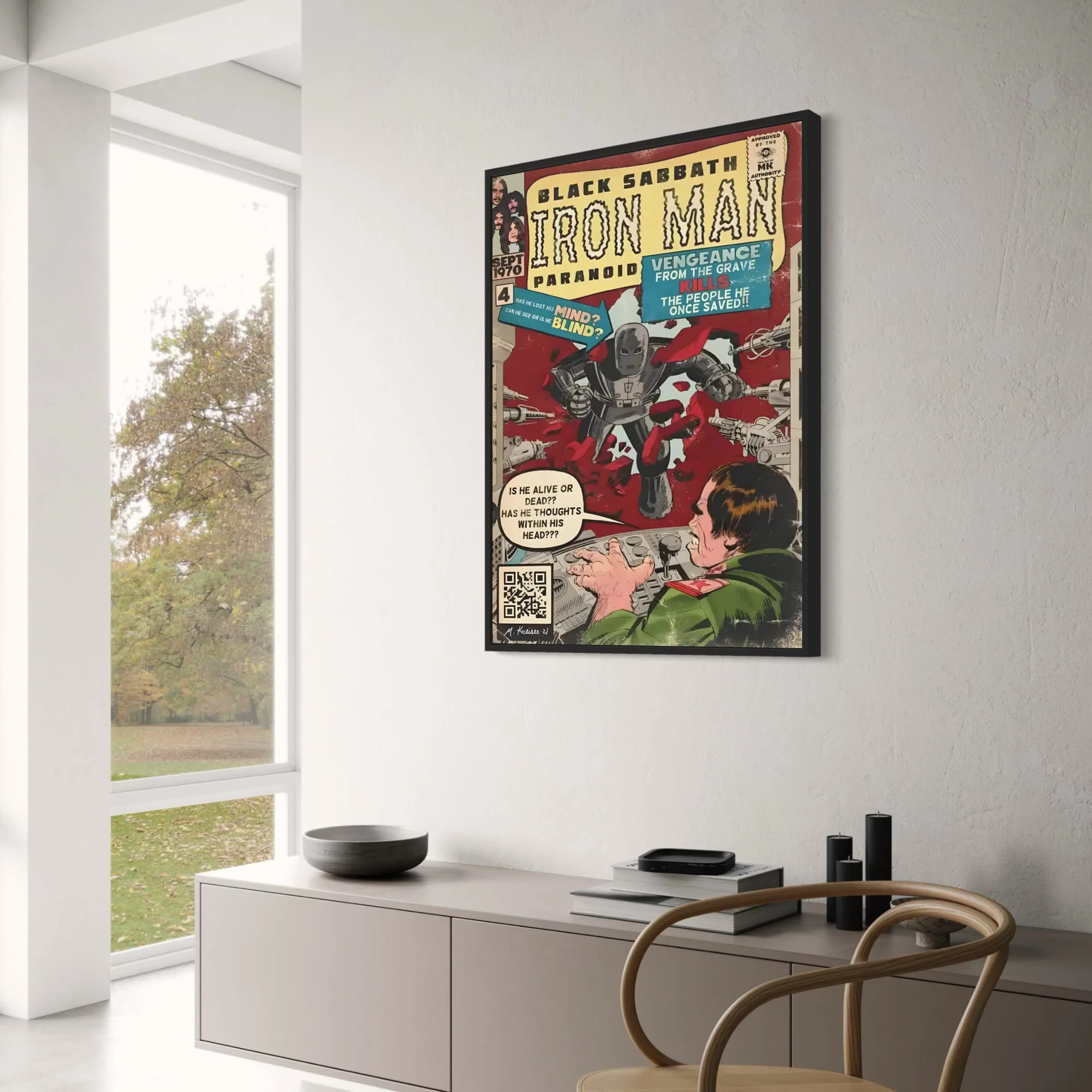 Black Sabbath | Iron Man Comic Poster - Image 3