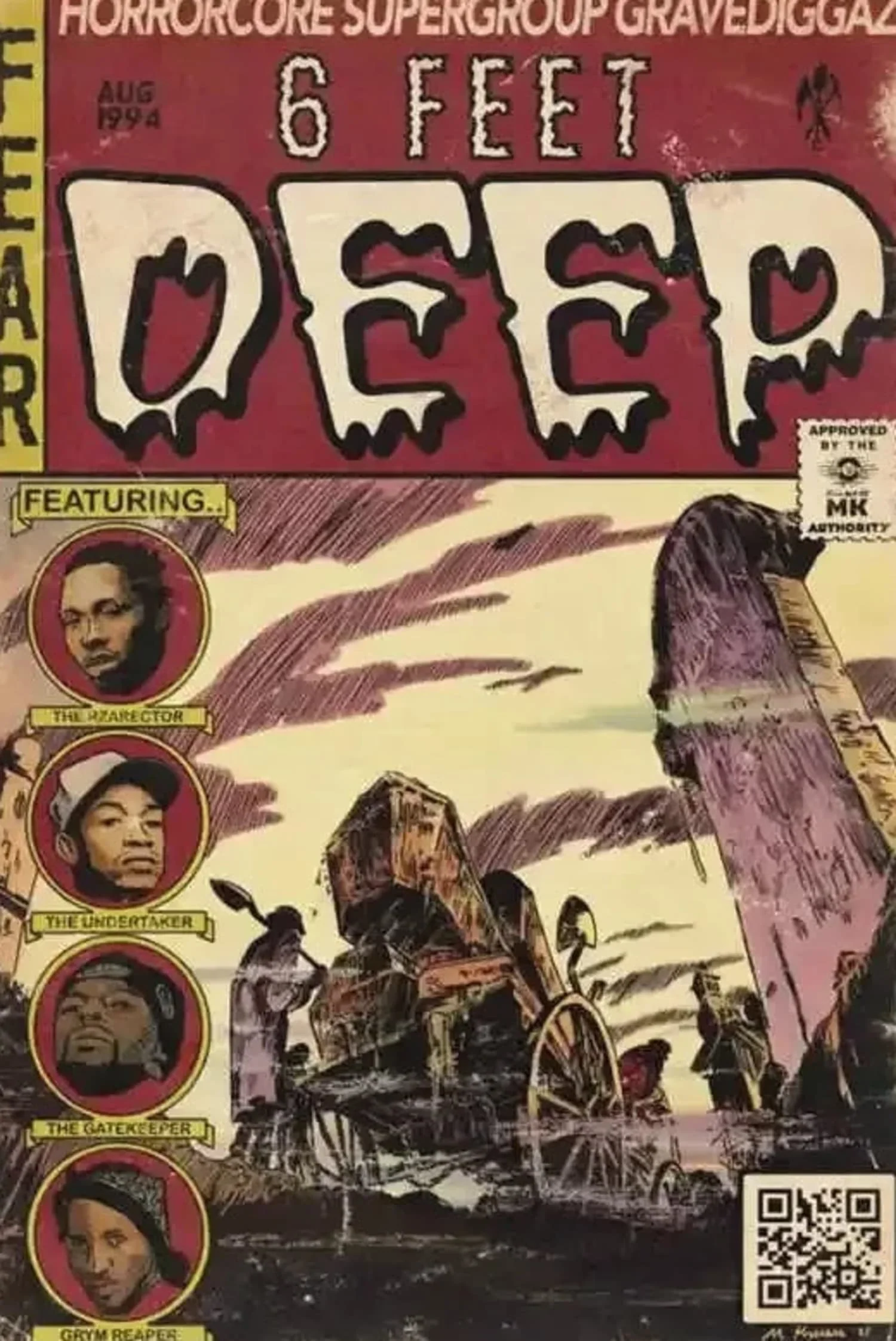 Gravediggaz - 6 Feet Deep Comic Style - Image 4