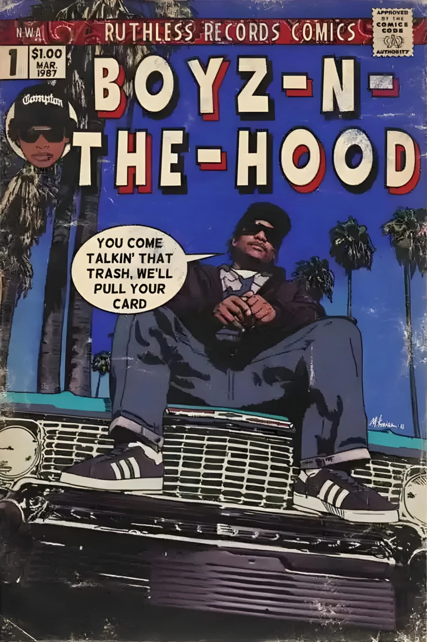 Boyz N The Hood | Music Comic Art - Image 4