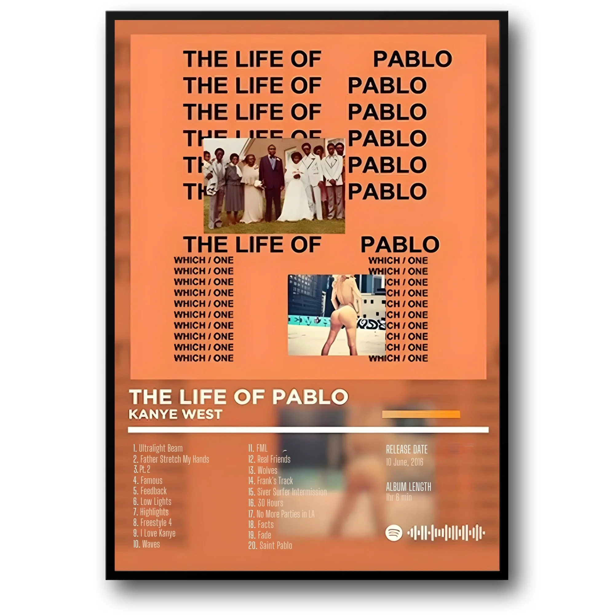 Kanye West | The Life of Pablo | Iconic Album Cover