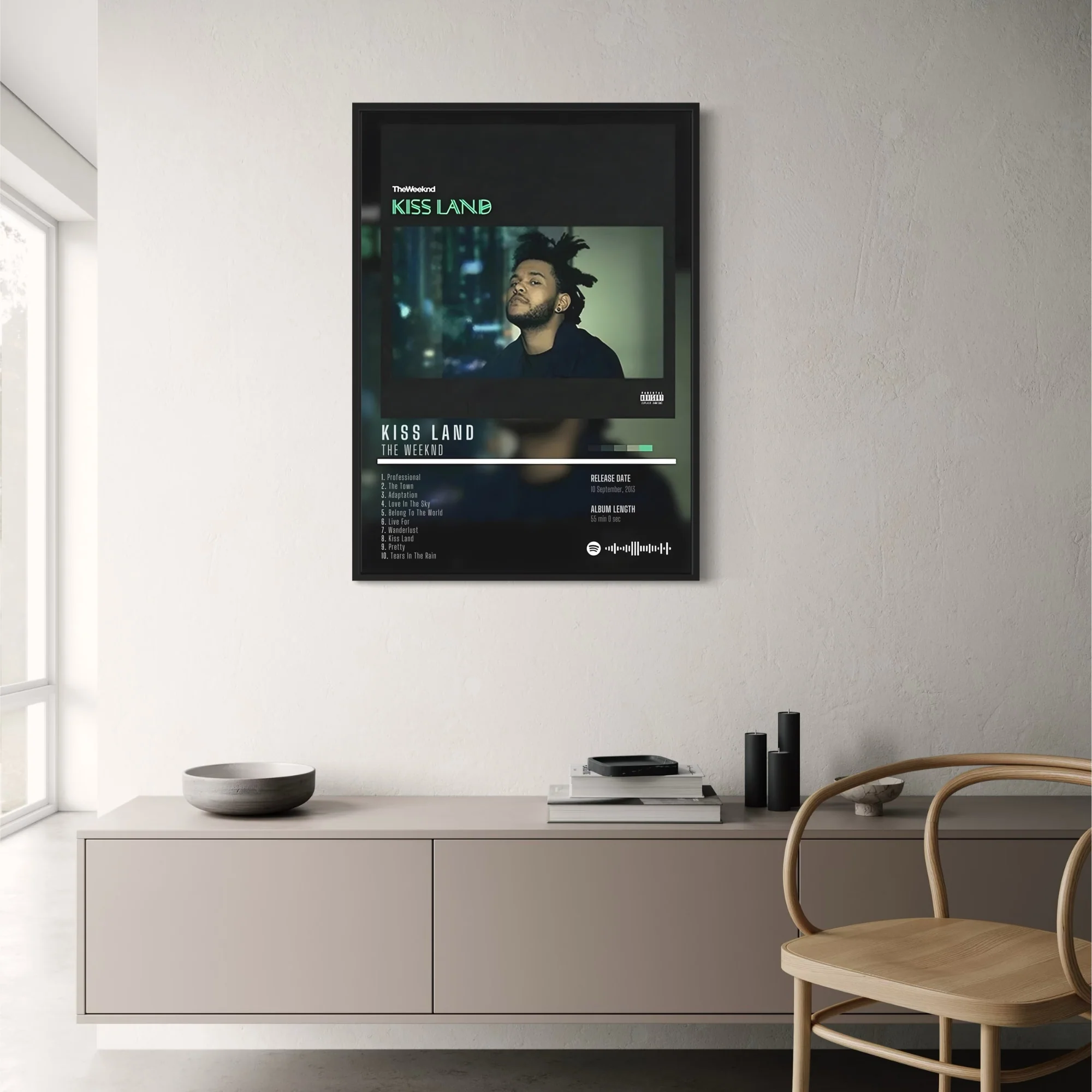 Kiss Land by The Weeknd | Iconic Album Art - Image 2