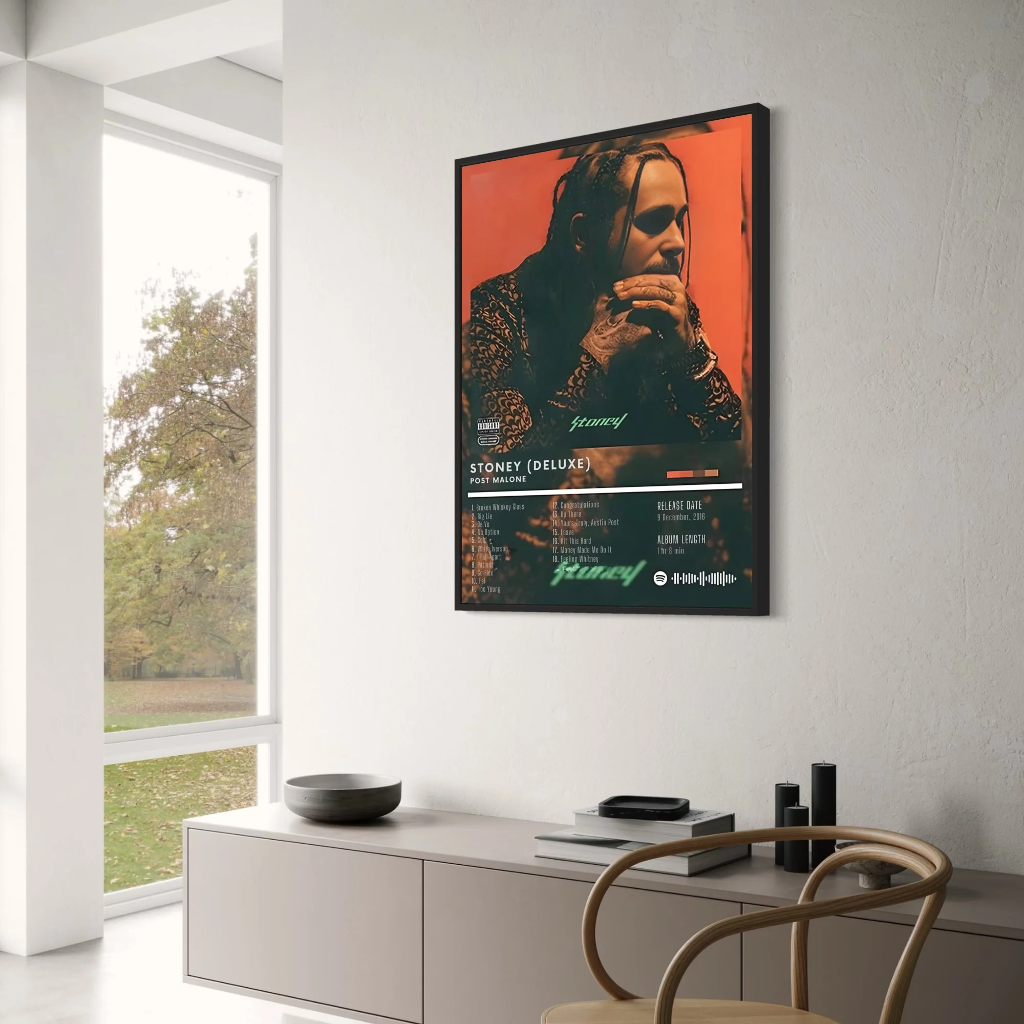 Post Malone | Stoney Deluxe Album Cover | Iconic Rap Art - Image 3