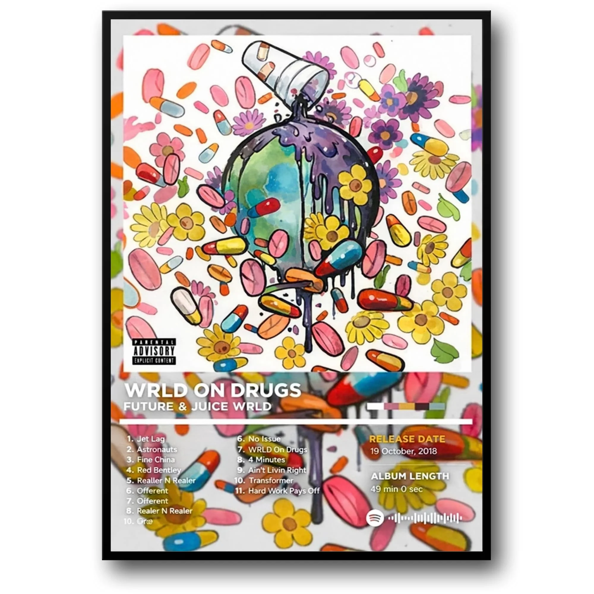 Future & Juice Wrld | World on Drugs | Hip Hop Art