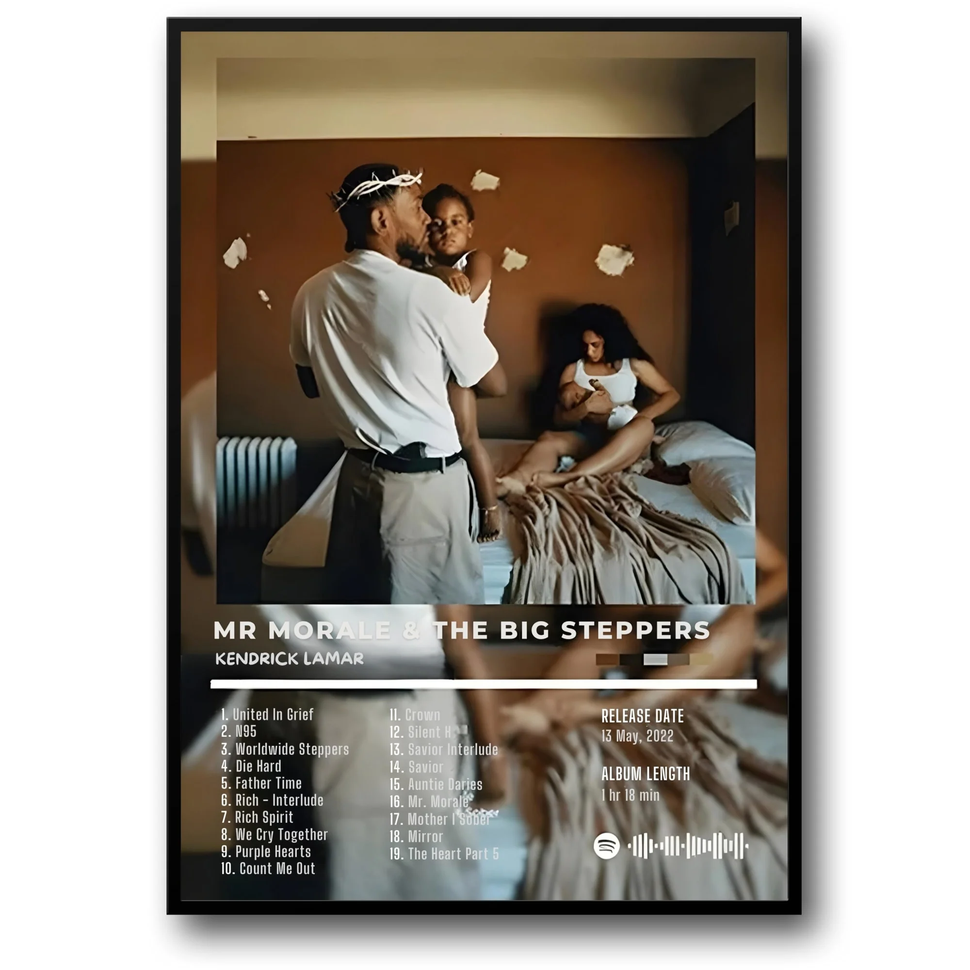 Mr Morale & The Big Steppers | Kendrick Lamar | Iconic Rap Art