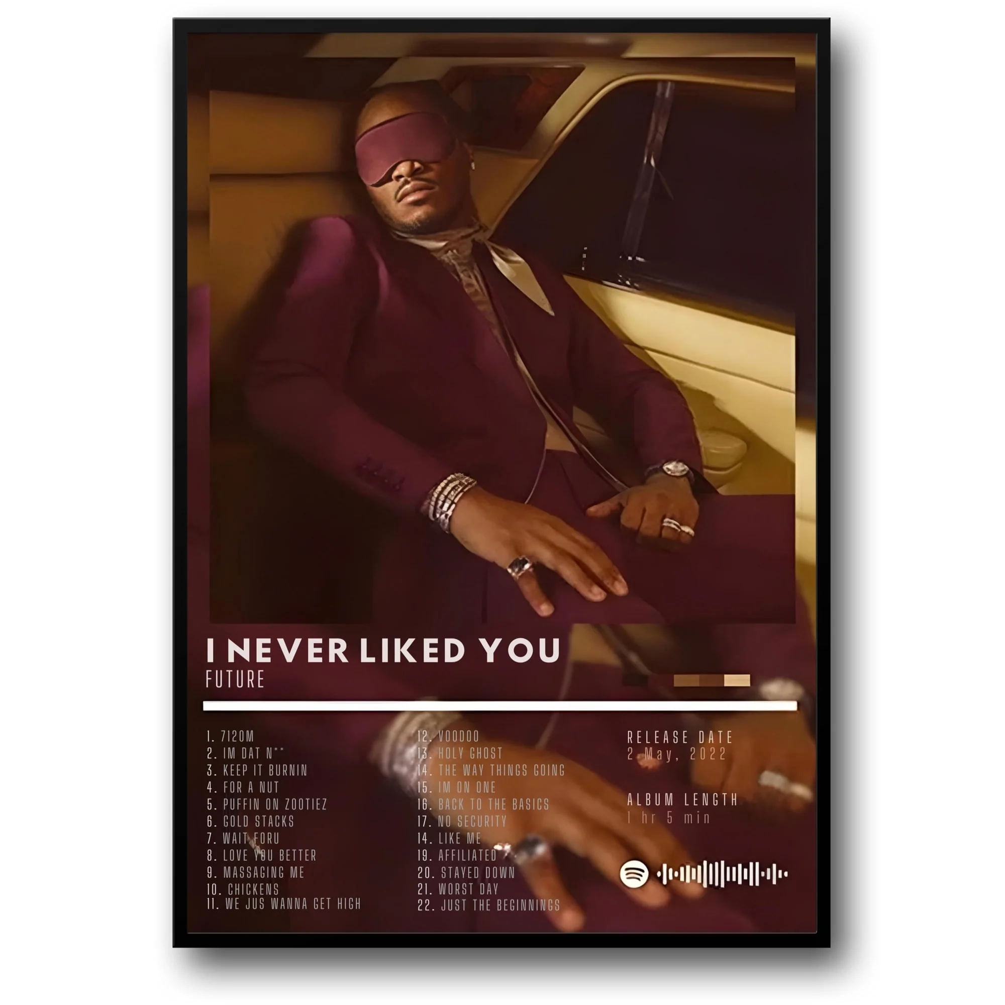 Future Album Art | I Never Liked You | Rap Legends