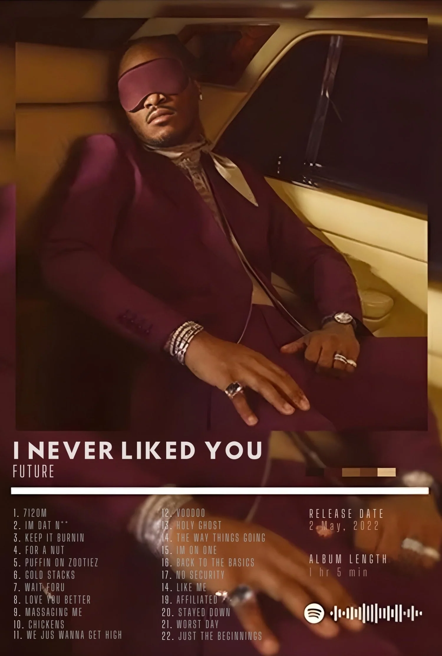Future Album Art | I Never Liked You | Rap Legends - Image 4