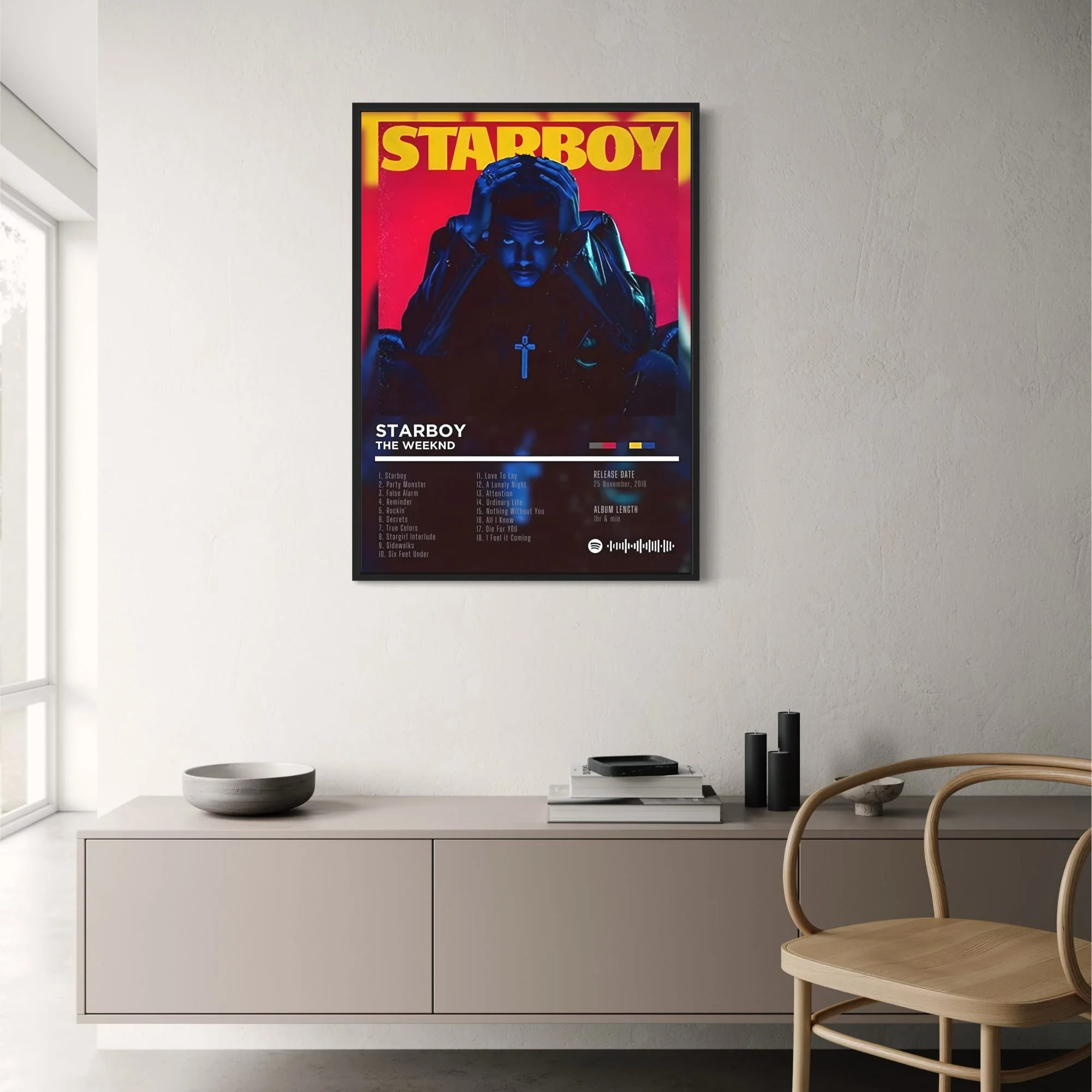 The Weeknd Starboy | Iconic Album Art - Image 2