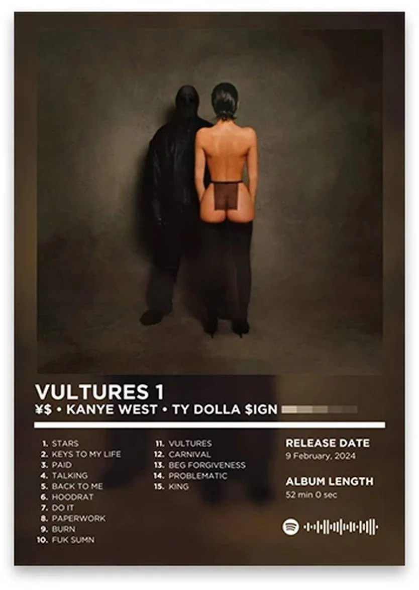 Vultures 1 | Kanye West & Ty Dolla Sign | Iconic Rap Album Art
