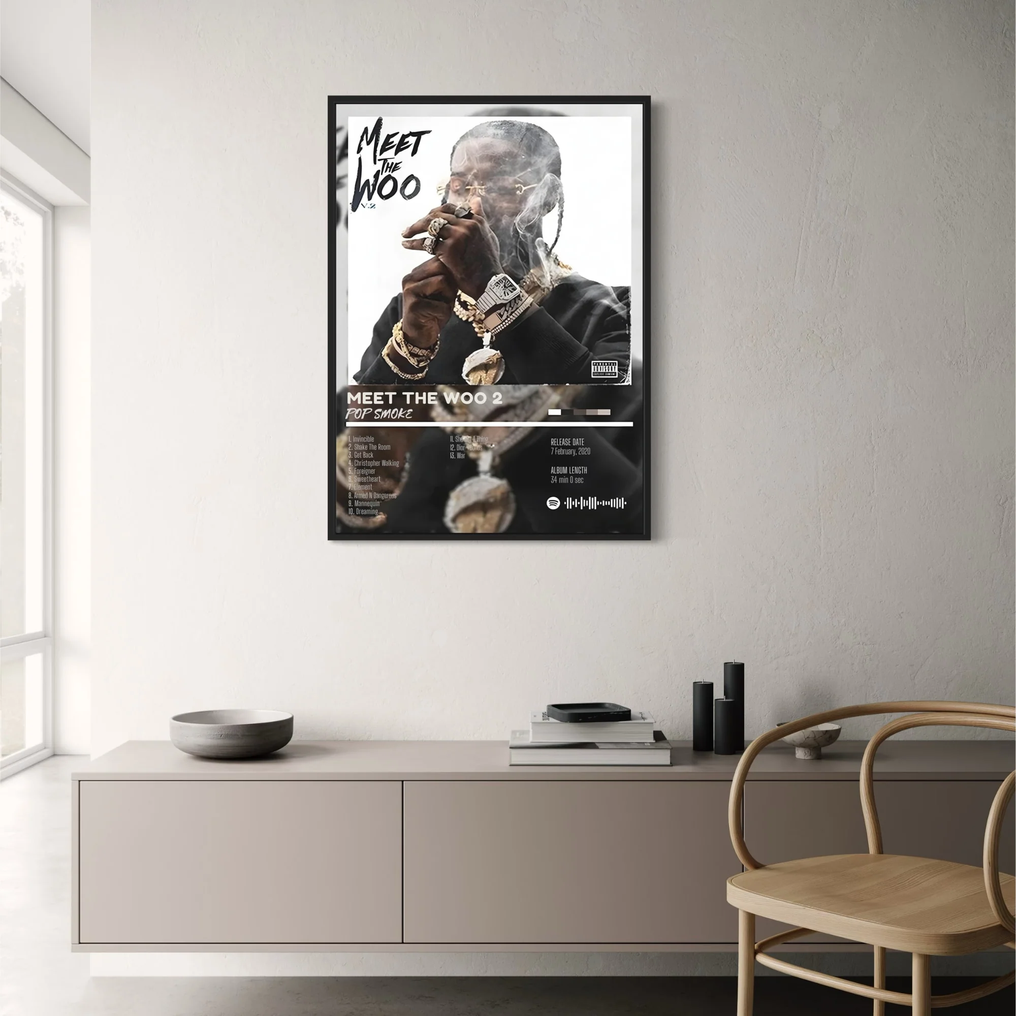 Meet The Woo 2 | Pop Smoke Rap Album Art - Image 2
