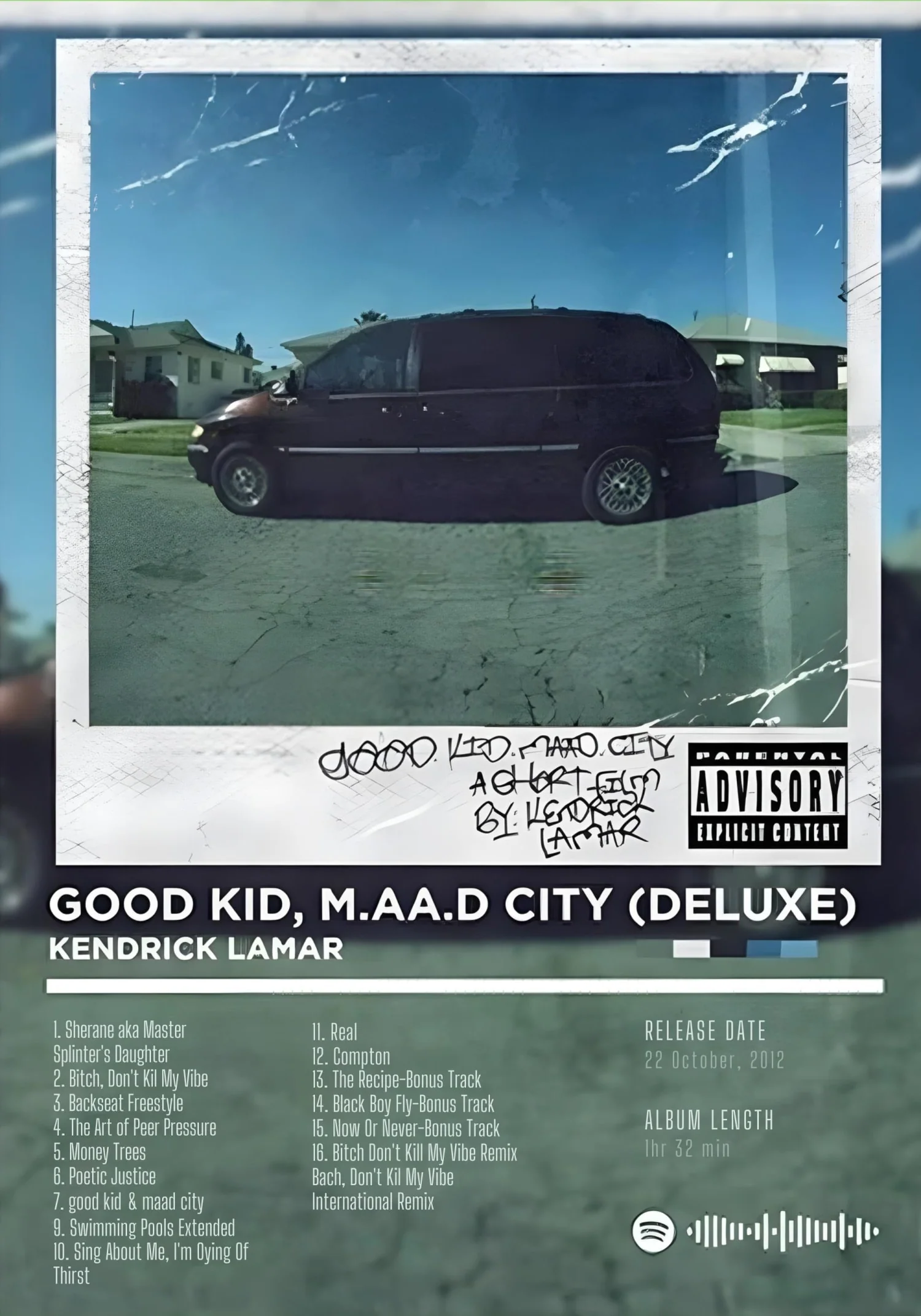 Good Kid, m.A.A.d city | Kendrick Lamar Album Art | Iconic Hip Hop - Image 4