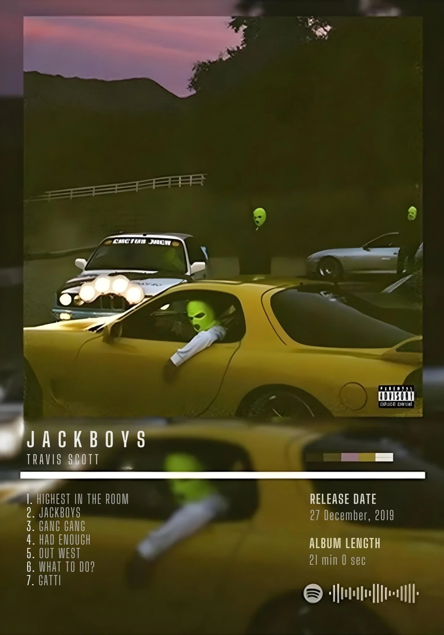 Travis Scott JACKBOYS | Iconic Hip Hop Album Art - Image 4