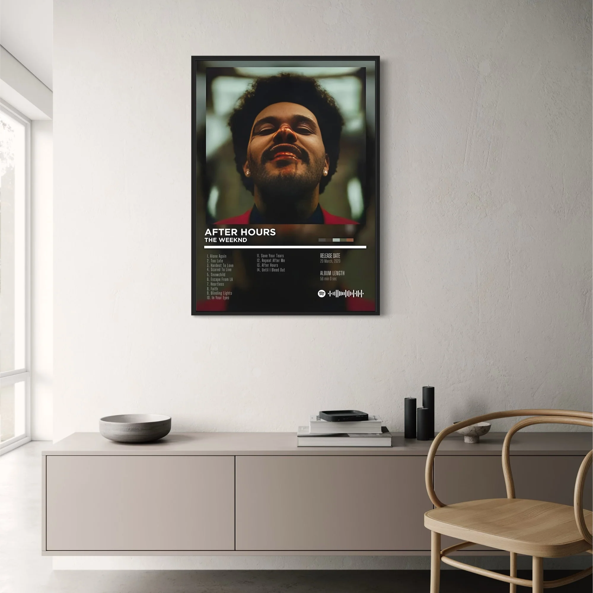 The Weeknd After Hours | Iconic Album Cover | Hip Hop Art - Image 2