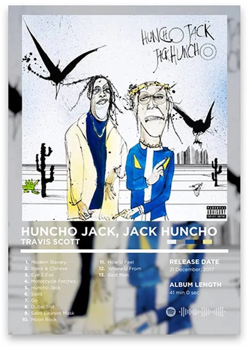 Huncho Jack Album Art | Travis Scott | Iconic Hip Hop