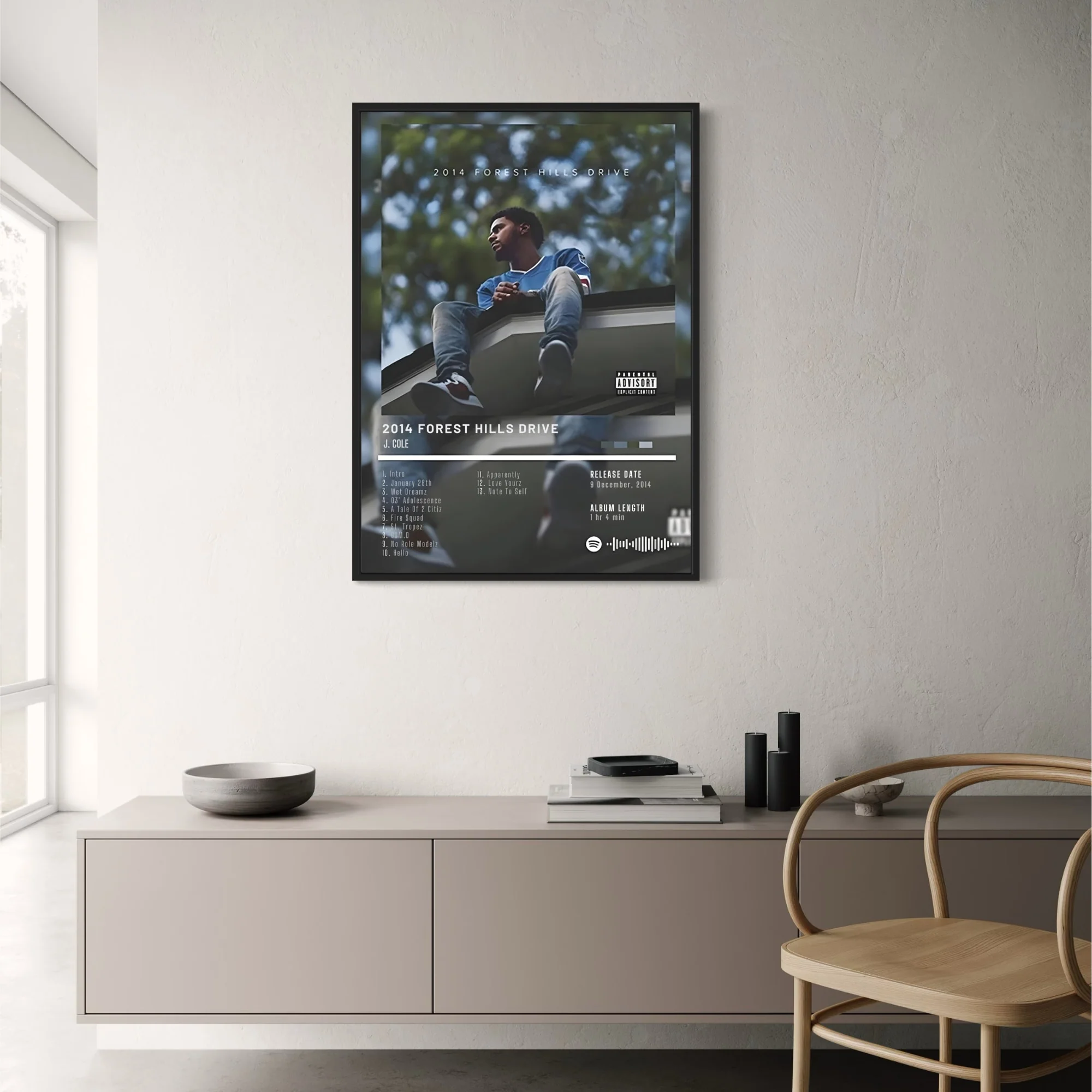 J. Cole | 2014 Forest Hills Drive | Hip Hop Art - Image 2