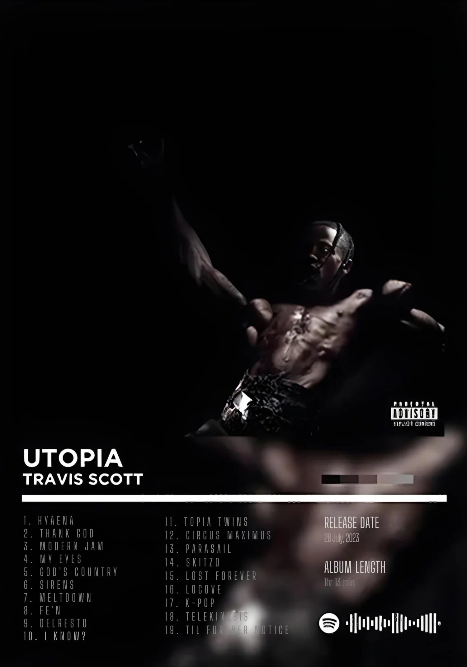 Travis Scott | Utopia | Iconic Hip Hop Artwork - Image 4