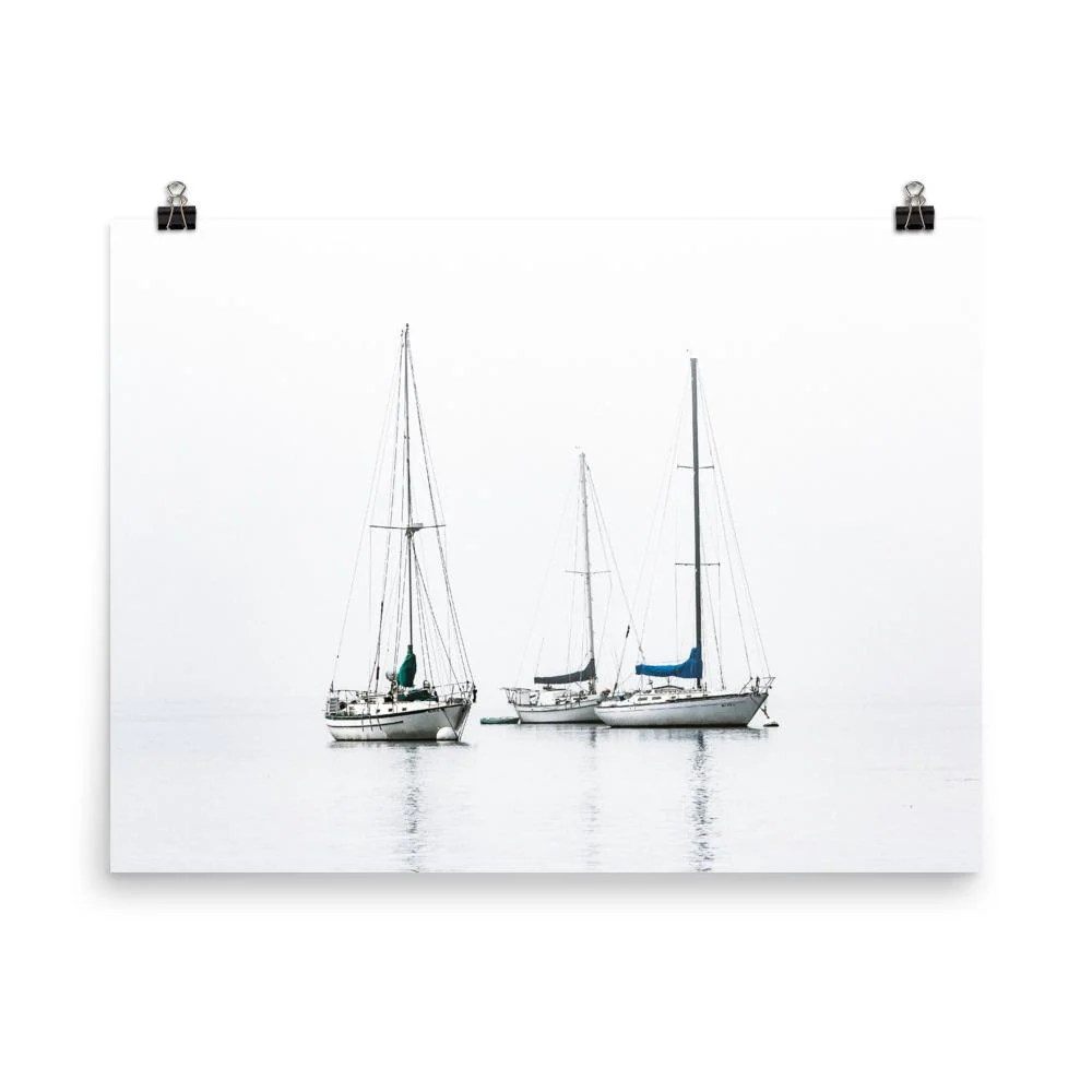 Three Sailing Boats | Nautical Art - Image 3